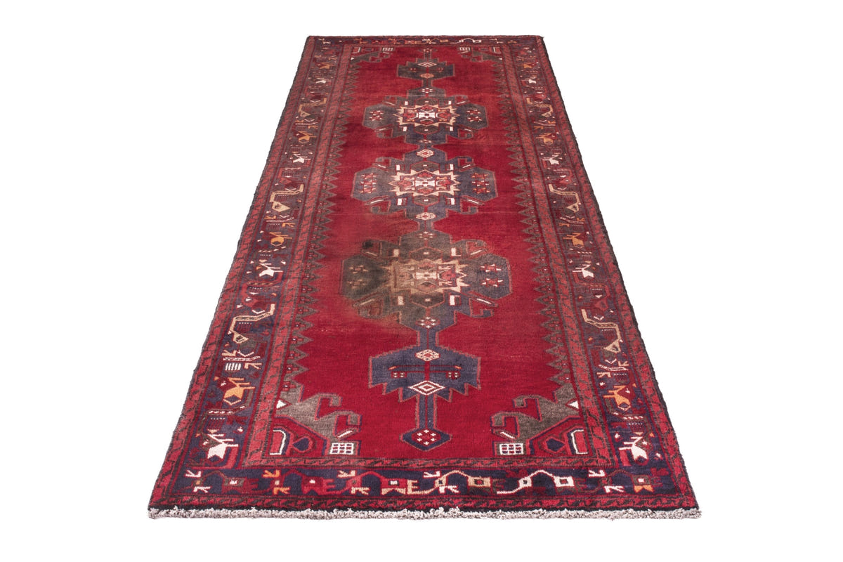 2987, Persian Hamadan Runner Rug