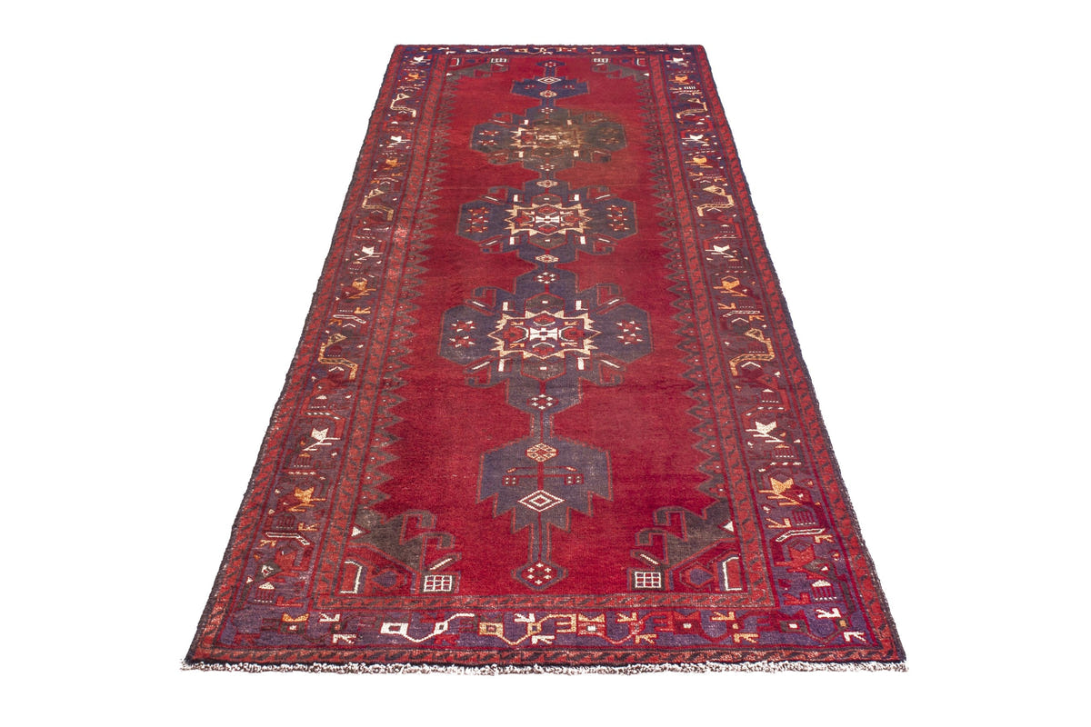 2987, Persian Hamadan Runner Rug