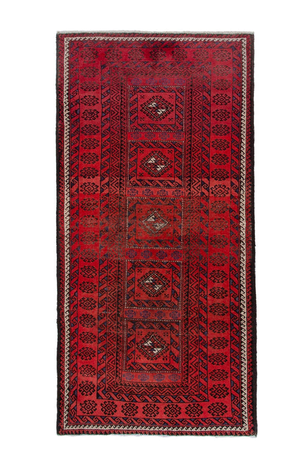 2993, Persian Baluch Runner Rug