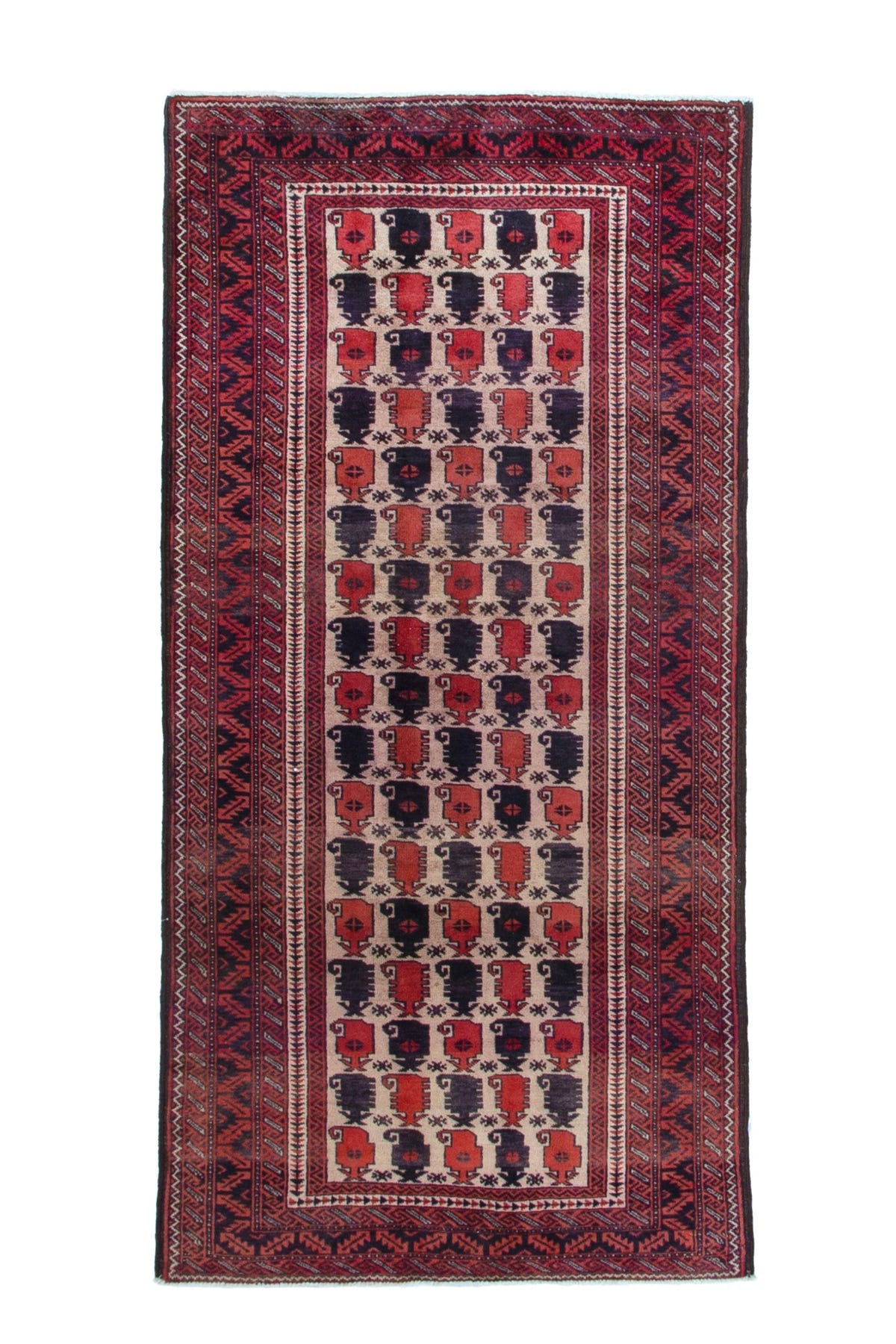 3047, Persian Baluch Area Rug