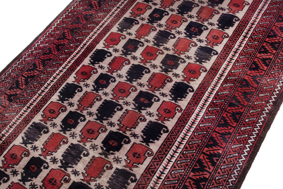 3047, Persian Baluch Area Rug