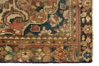 Turkish Anatolian area rug in tan and dark brown, view 15 of 19
