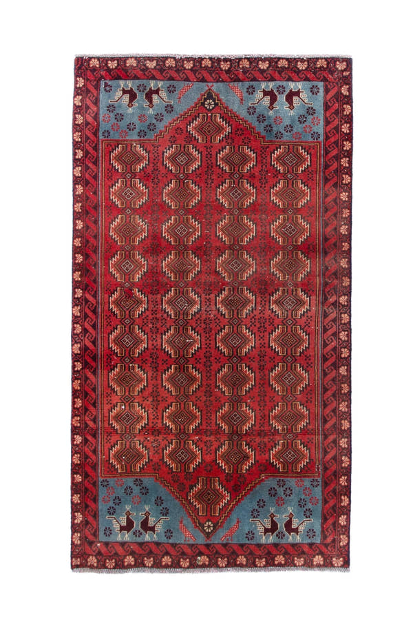 3067, Persian Torkaman Area Rug