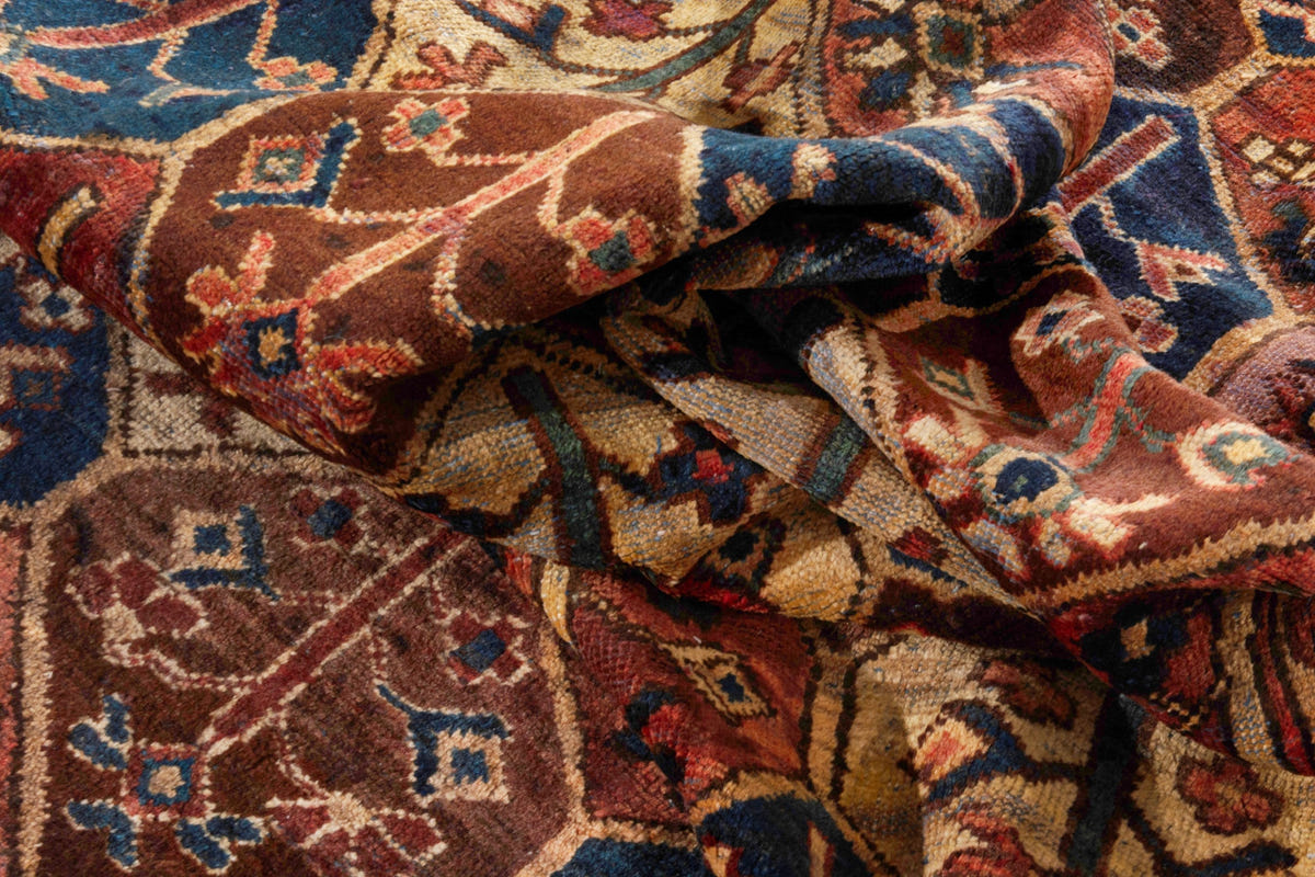 3070, Persian Bakhtiari Runner Rug