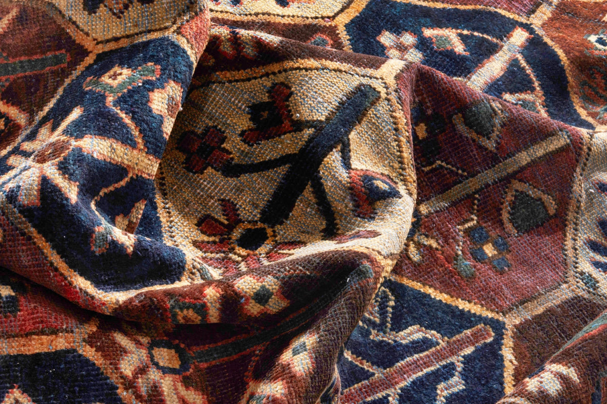 3070, Persian Bakhtiari Runner Rug