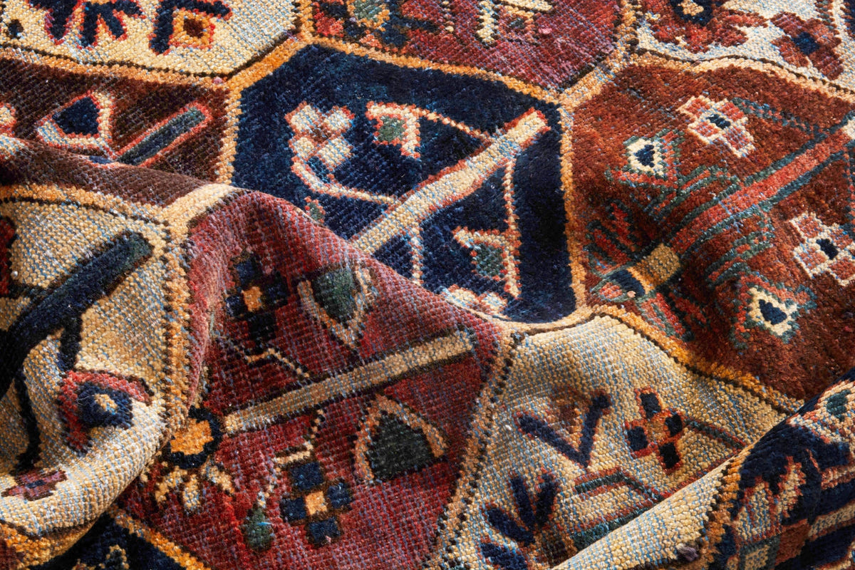 3070, Persian Bakhtiari Runner Rug