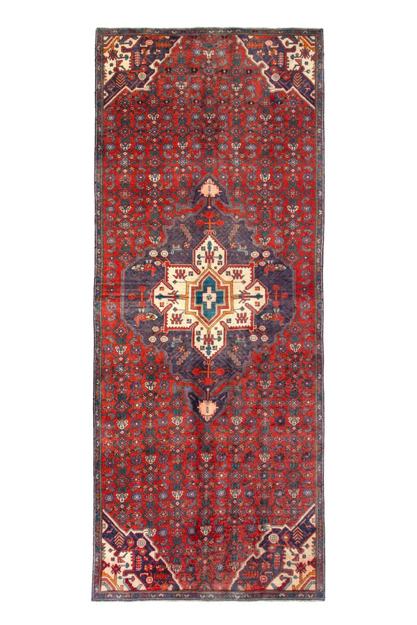 3075, Persian Hamadan Runner Rug