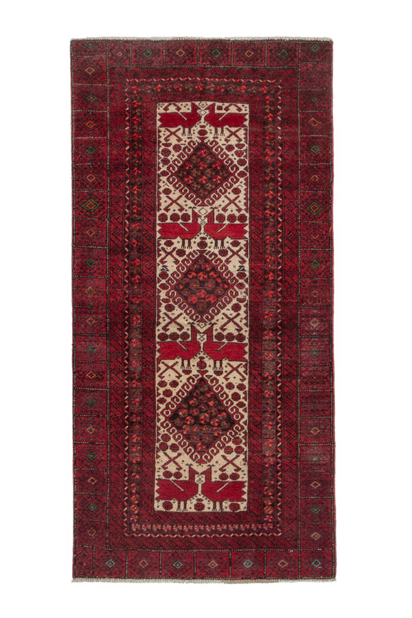 3095, Persian Baluch Area Rug