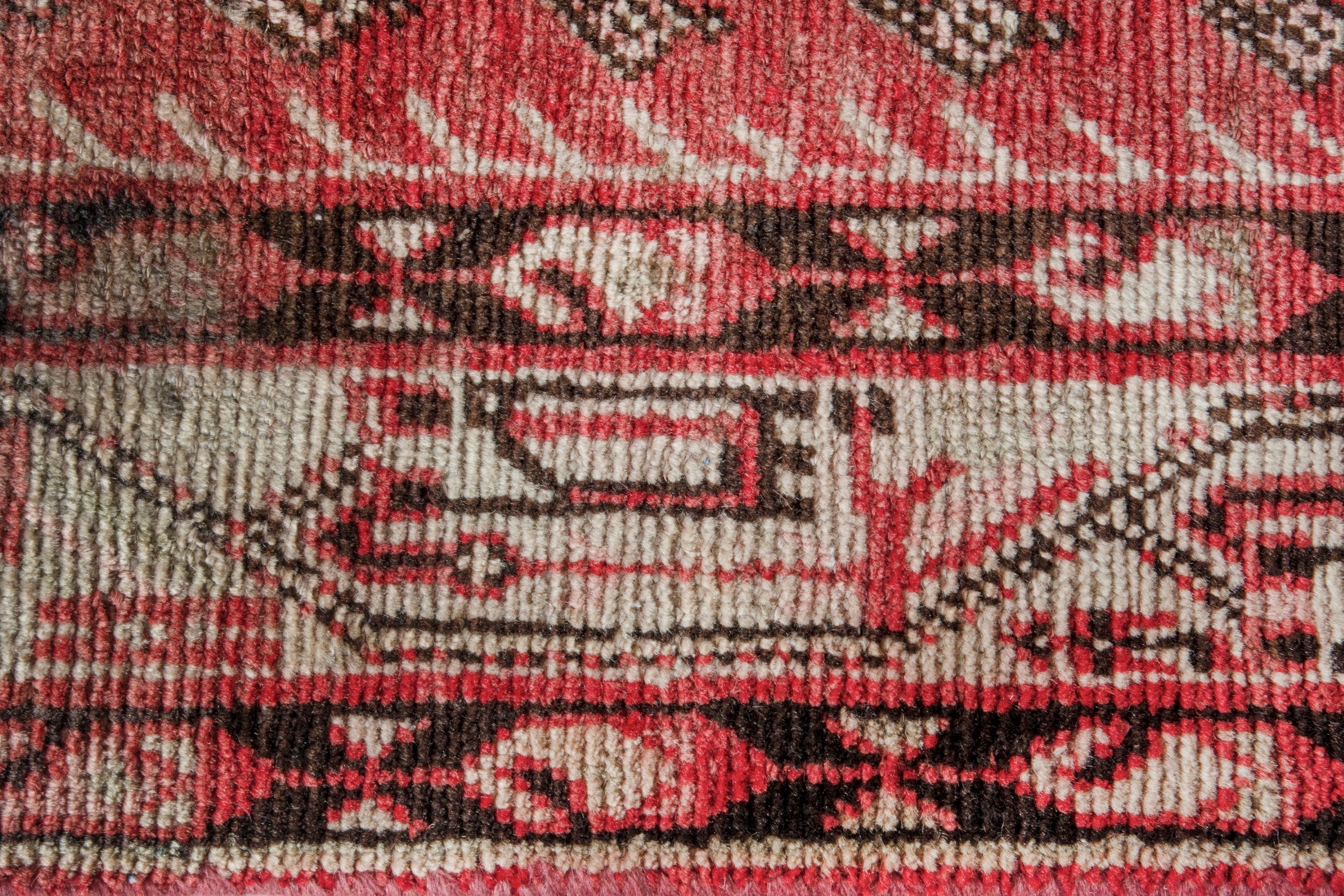Persian Arak runner rug in rust and deep red, view 11 of 18