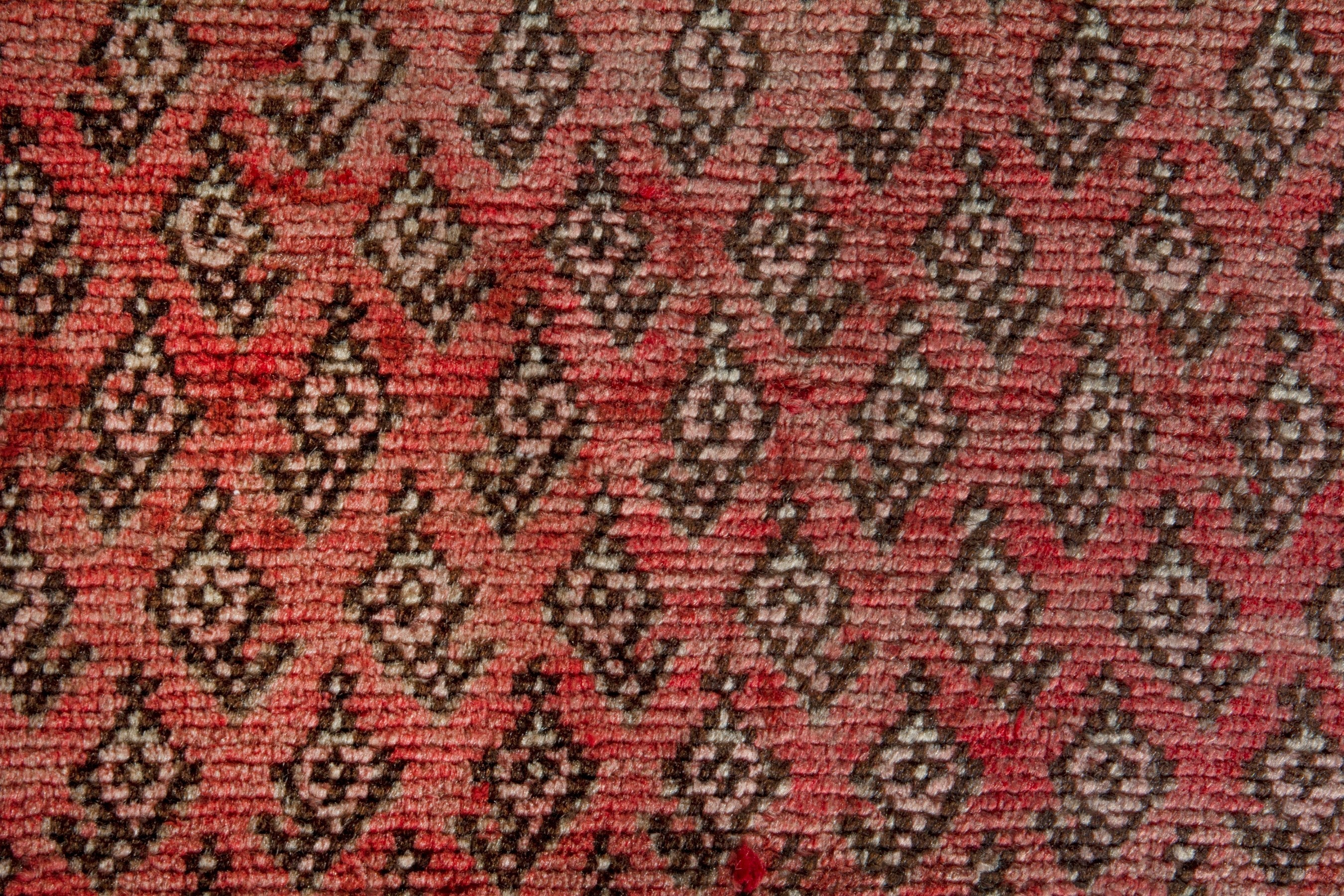Persian Arak runner rug in rust and deep red, view 12 of 18