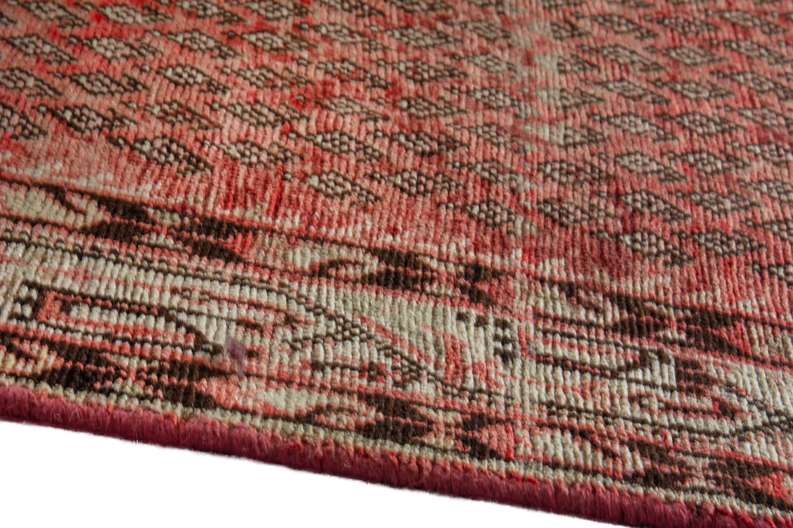 Persian Arak runner rug in rust and deep red, view 8 of 18