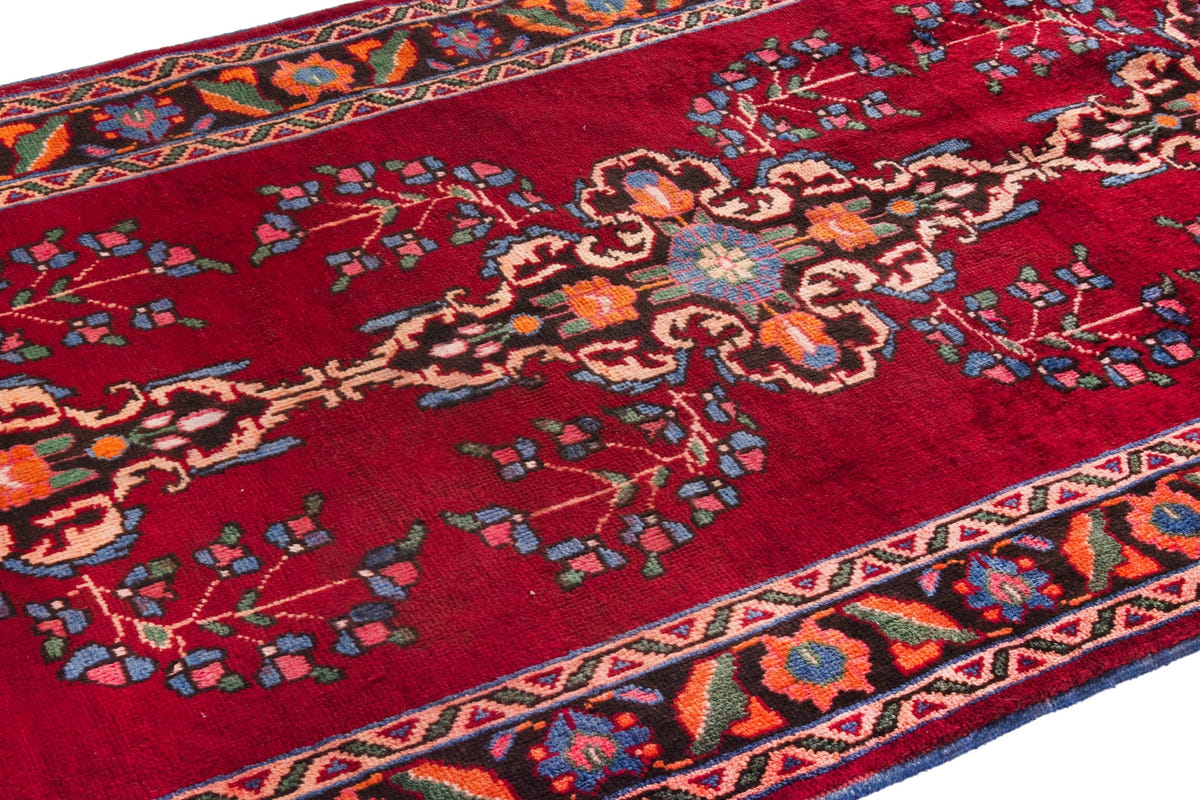 3102, Persian Hamadan Runner Rug