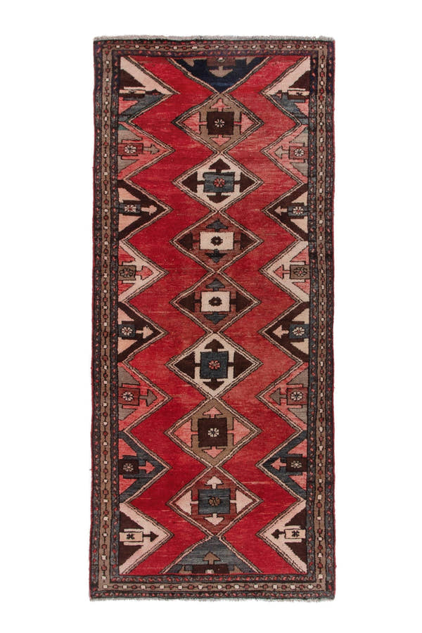 3112, Persian Hamadan Runner Rug