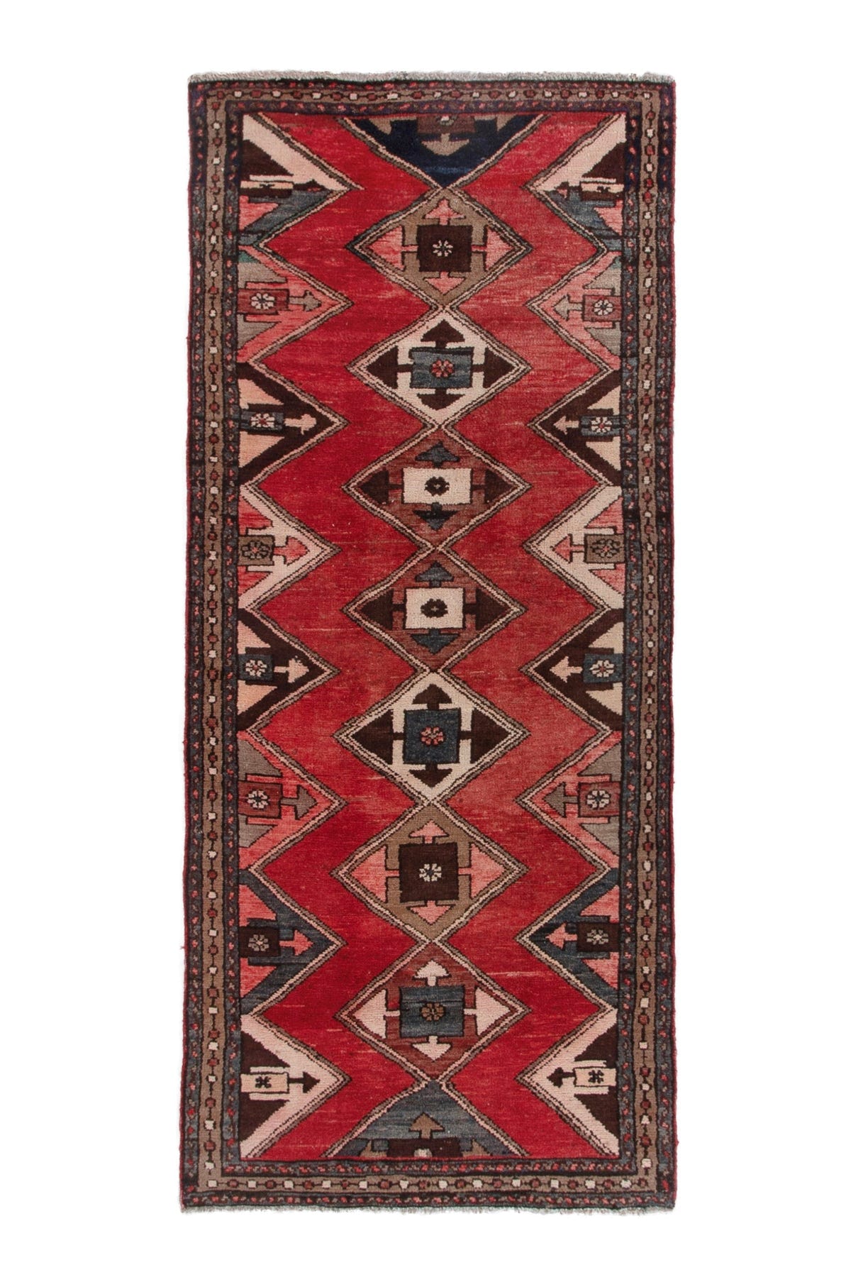 3112, Persian Hamadan Runner Rug