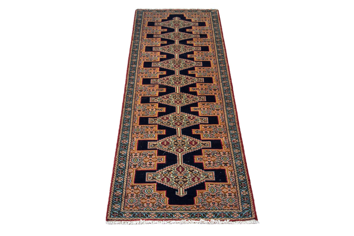 3128, Persian Sanandaj Runner Rug