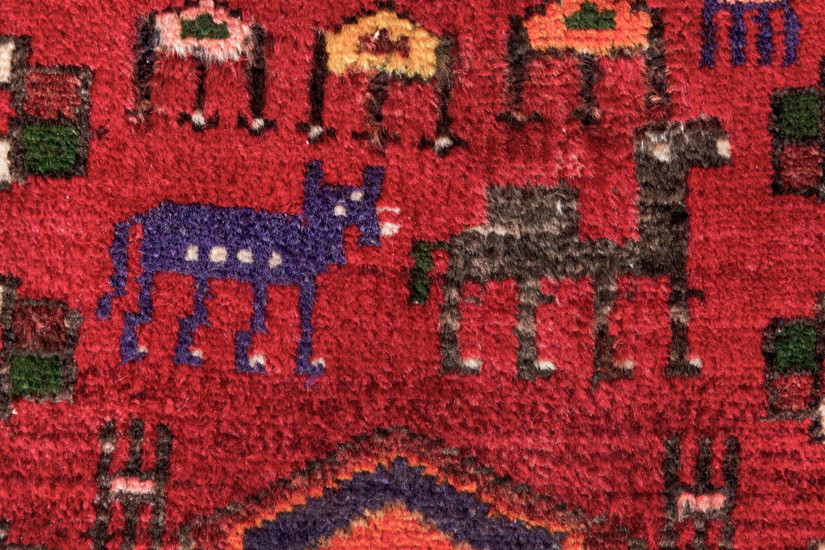3132, Persian Hamadan Runner Rug