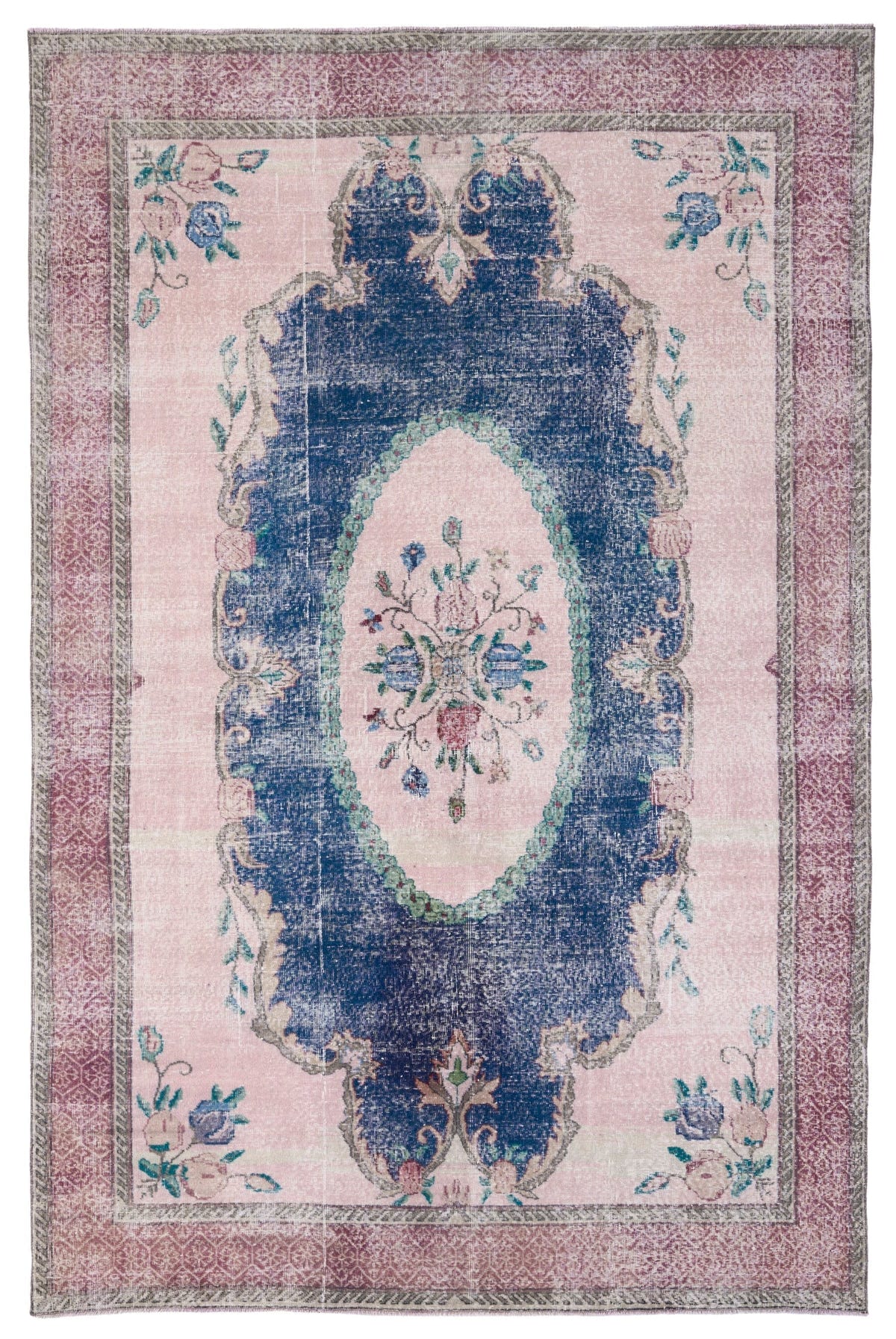8444, Turkish Isparta Area Rug