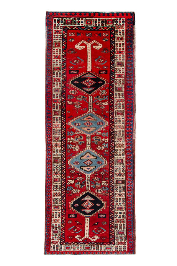 3181, Persian Azerbaijan Runner Rug