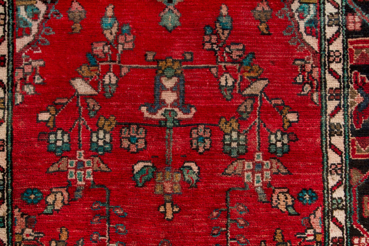 3187, Persian Hamadan Runner Rug