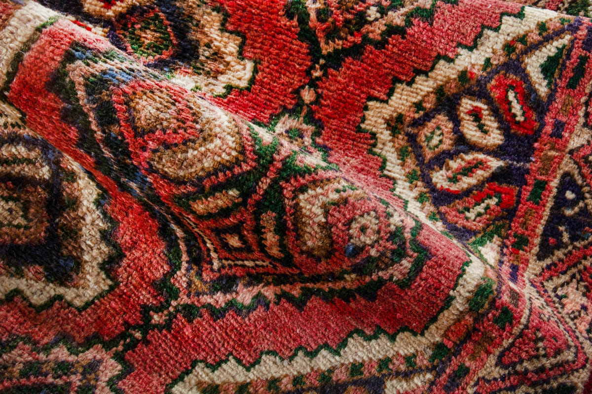 3213, Persian Hamadan Runner Rug