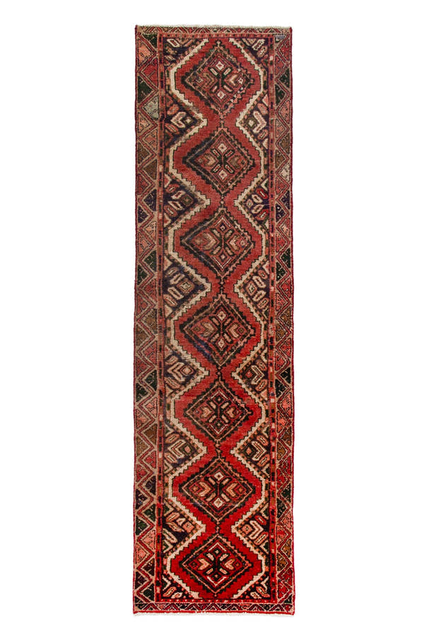 3213, Persian Hamadan Runner Rug
