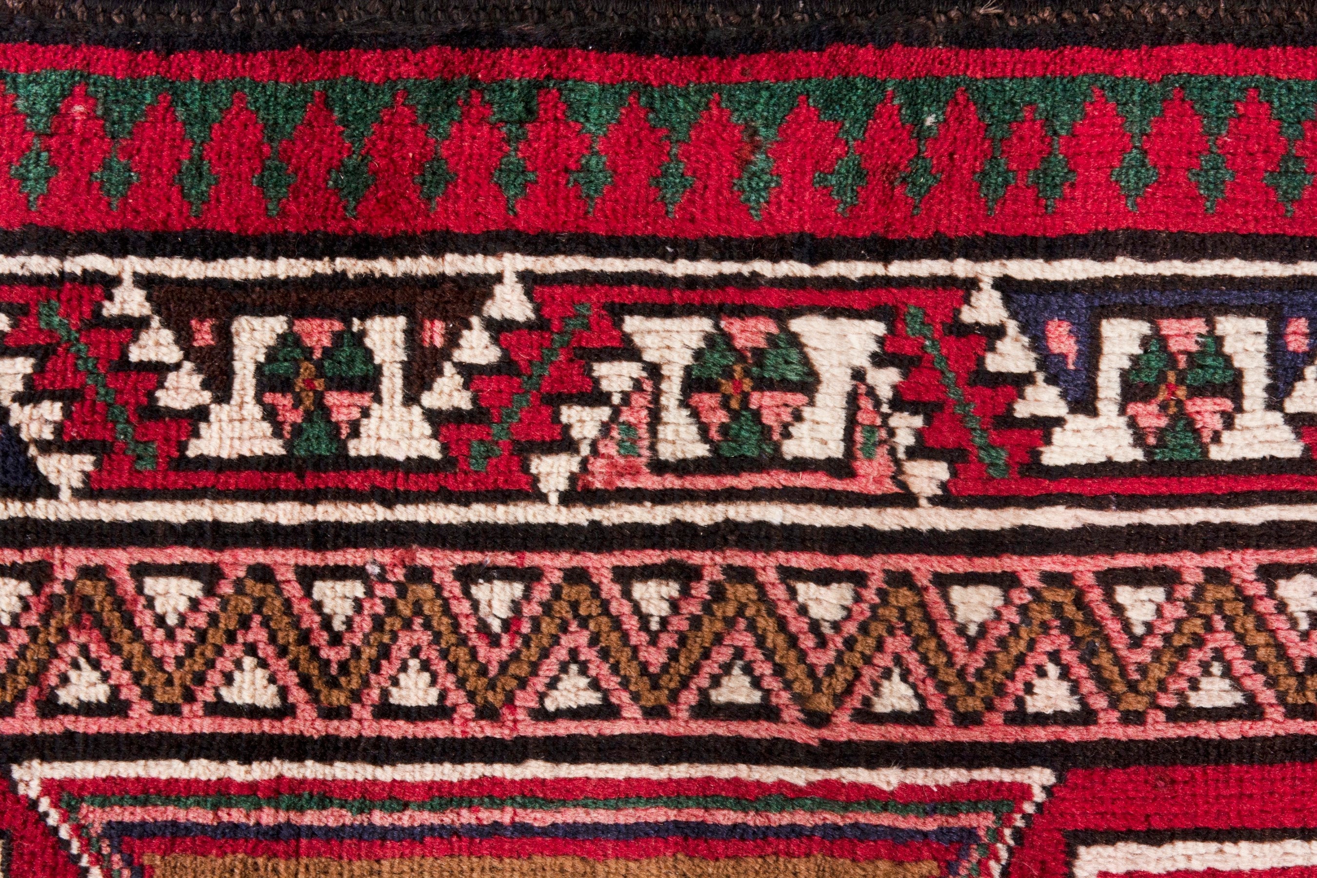 Persian Azerbaijan runner rug in burgundy and deep red, view 11 of 21