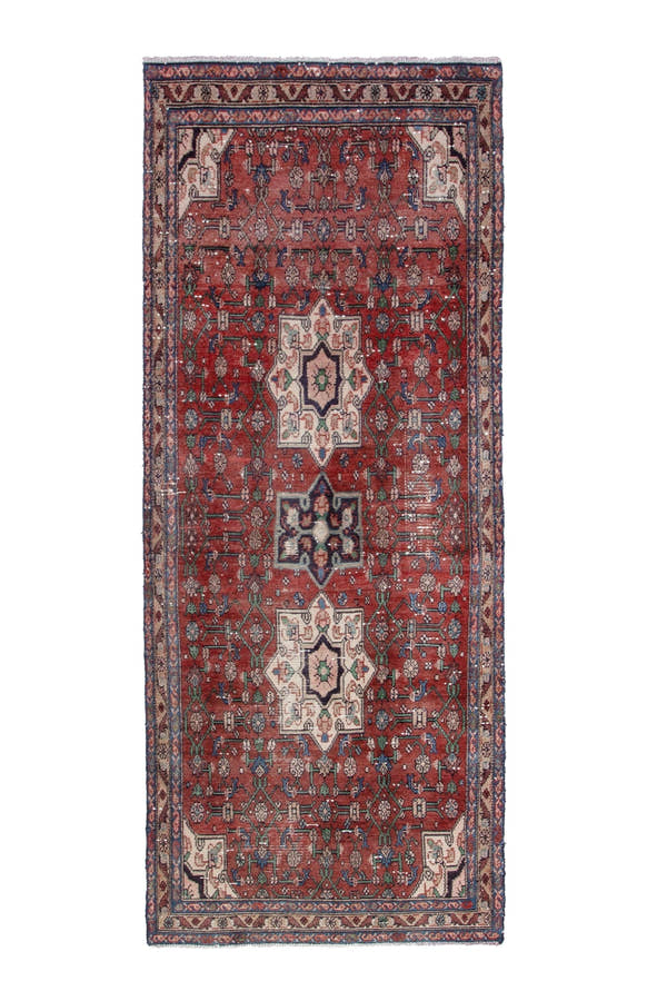 3226, Persian Hamadan Runner Rug