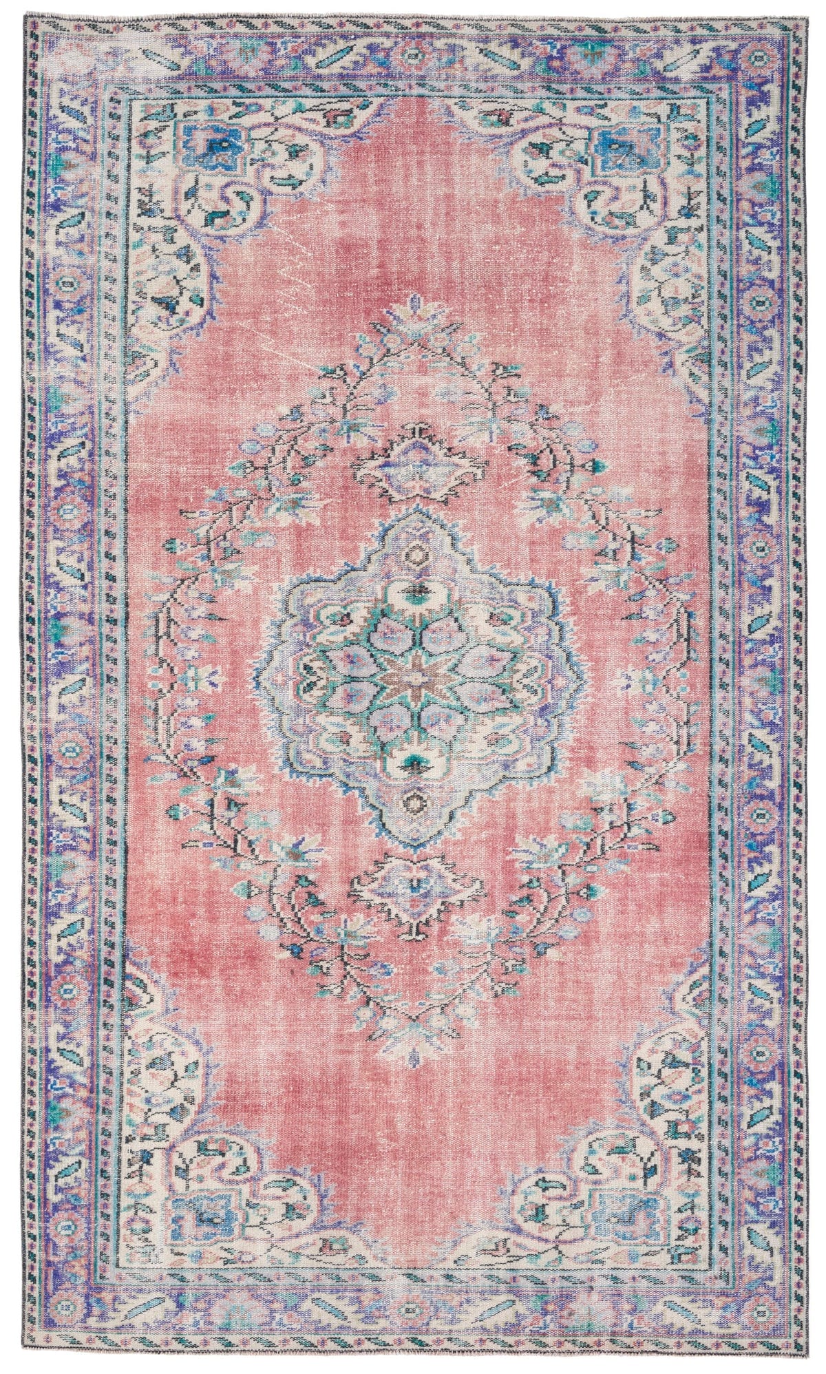 8528, Turkish Manisa Area Rug