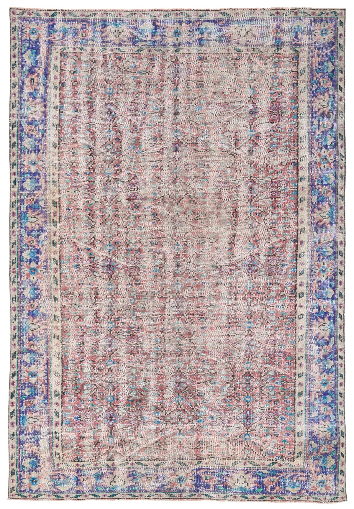 8529, Turkish Manisa Area Rug