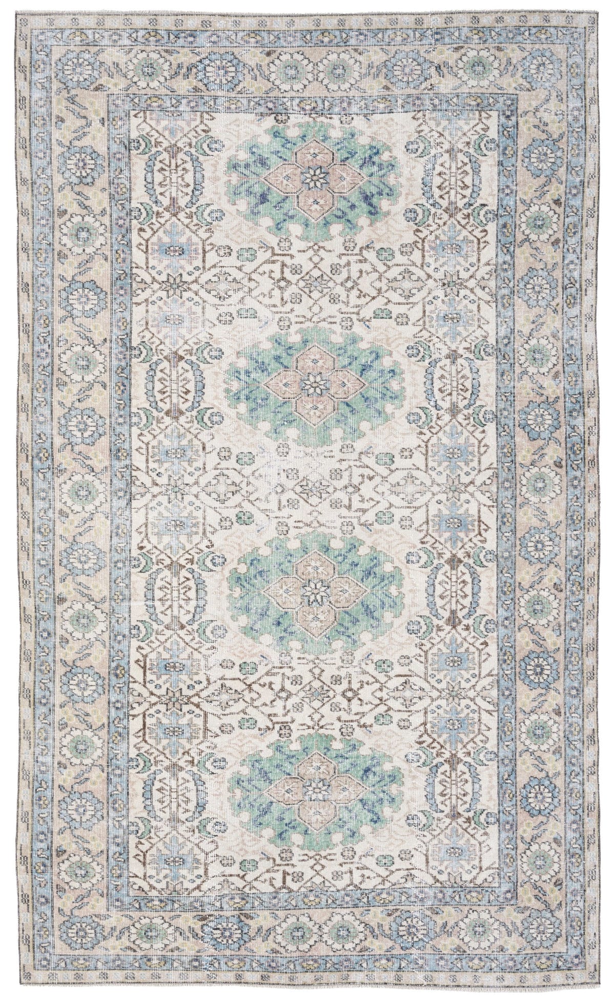 8537, Turkish Isparta Area Rug