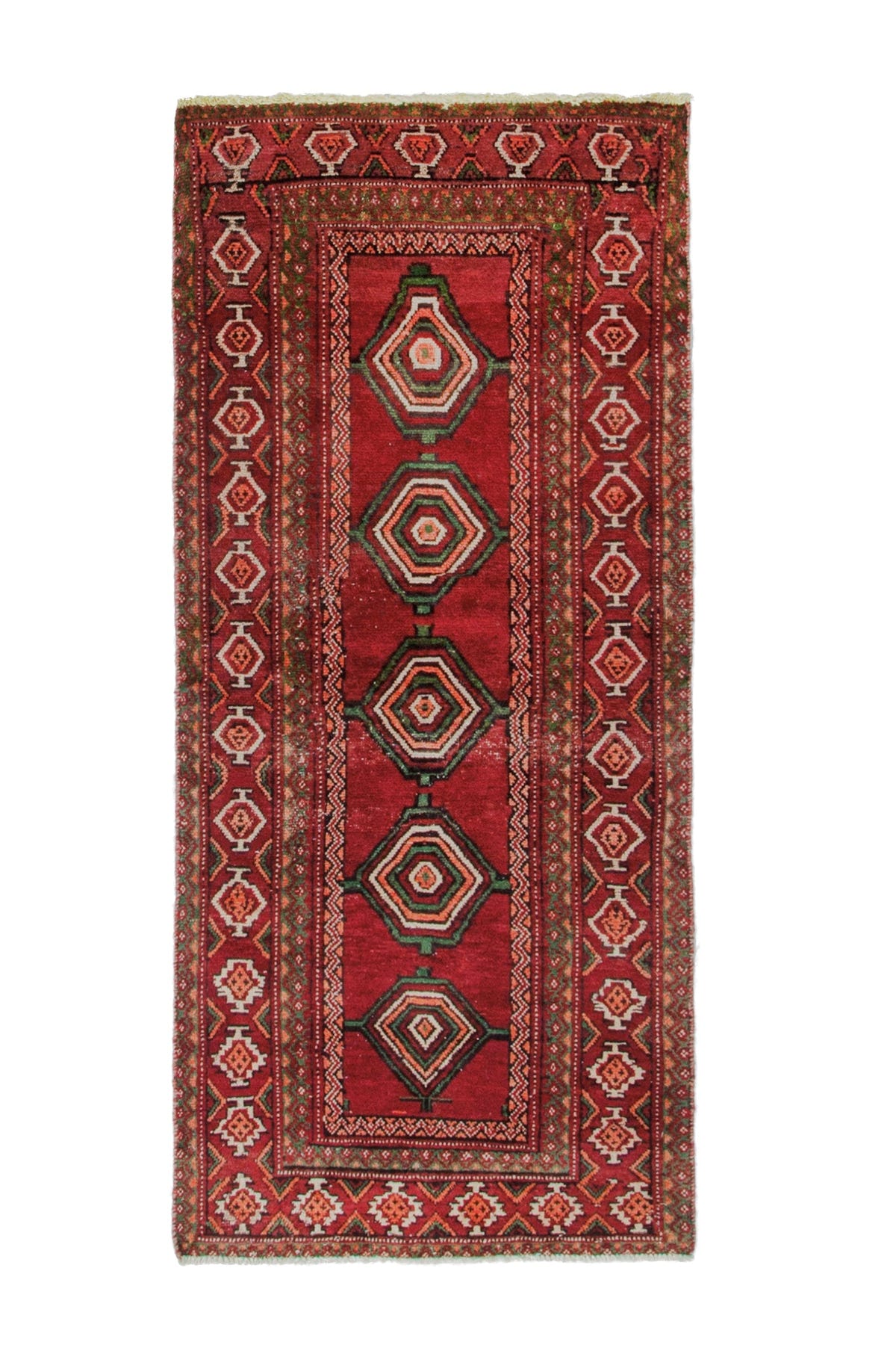 3306, Persian Torkaman Runner Rug
