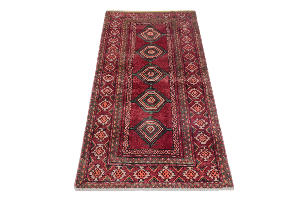 3306, Persian Torkaman Runner Rug