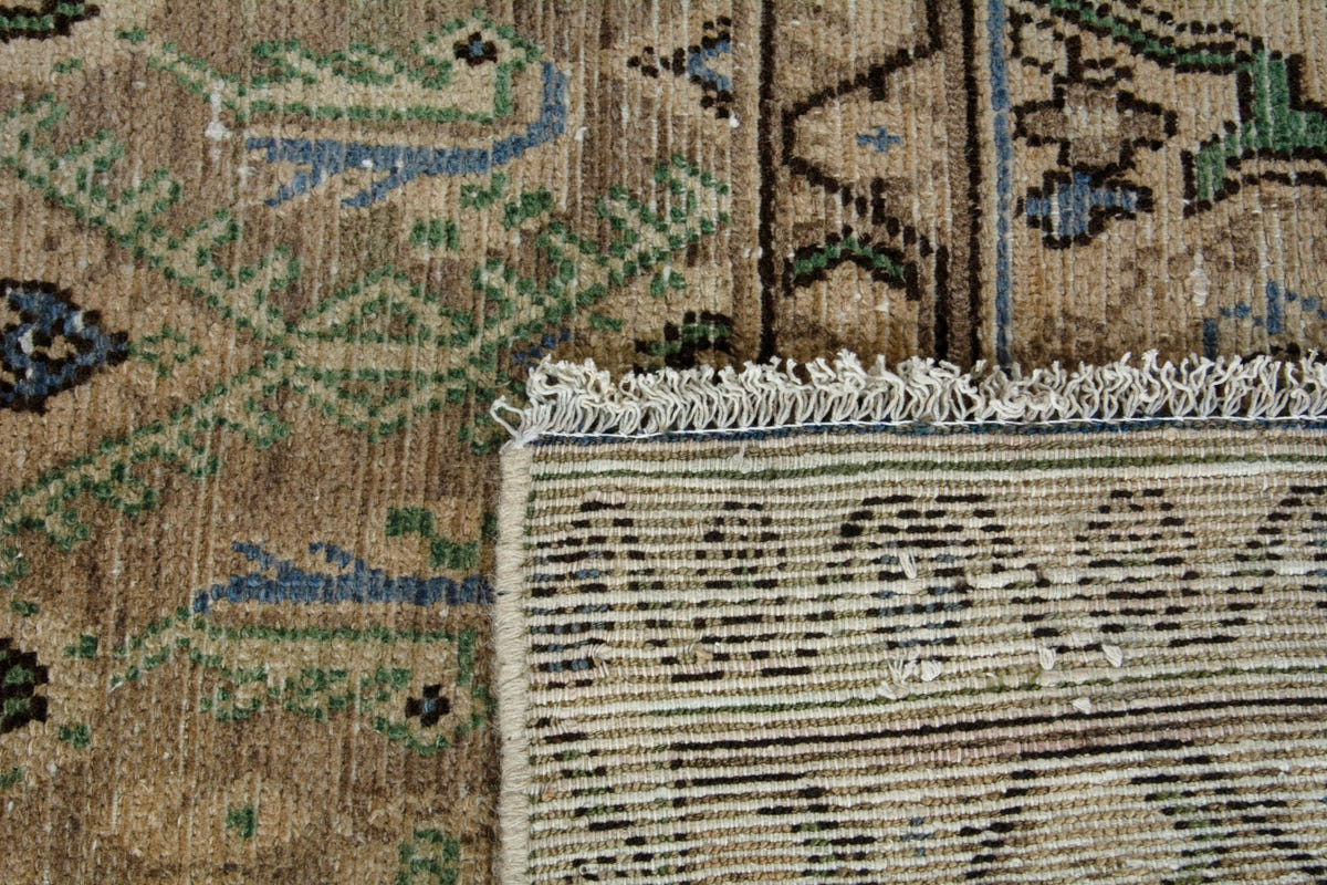 3349, Persian Borujerd Runner Rug
