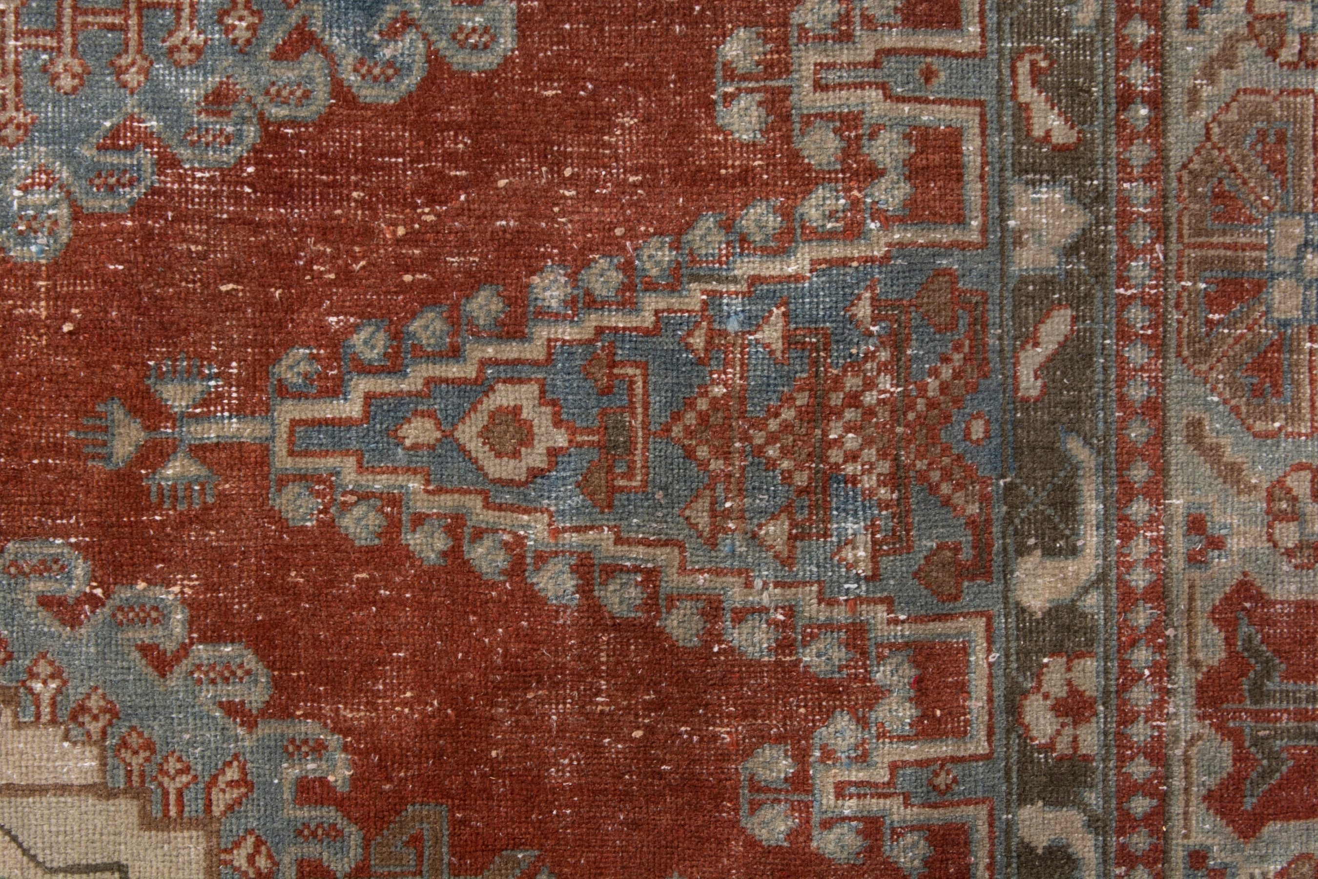 Persian Vist oversized rug in rust and cream, view 16 of 21