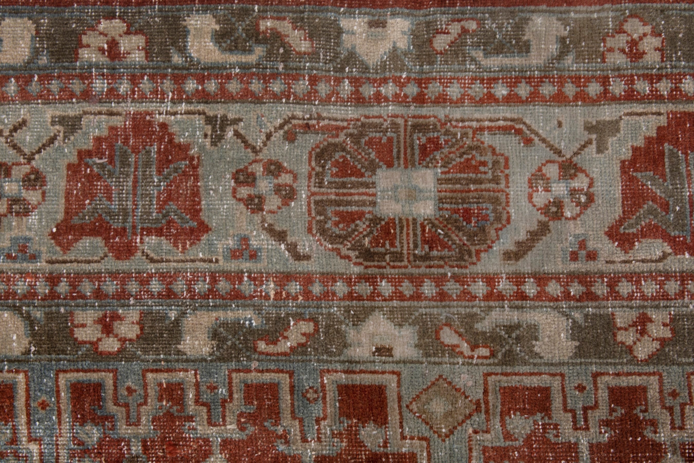 Persian Vist oversized rug in rust and cream, view 11 of 21