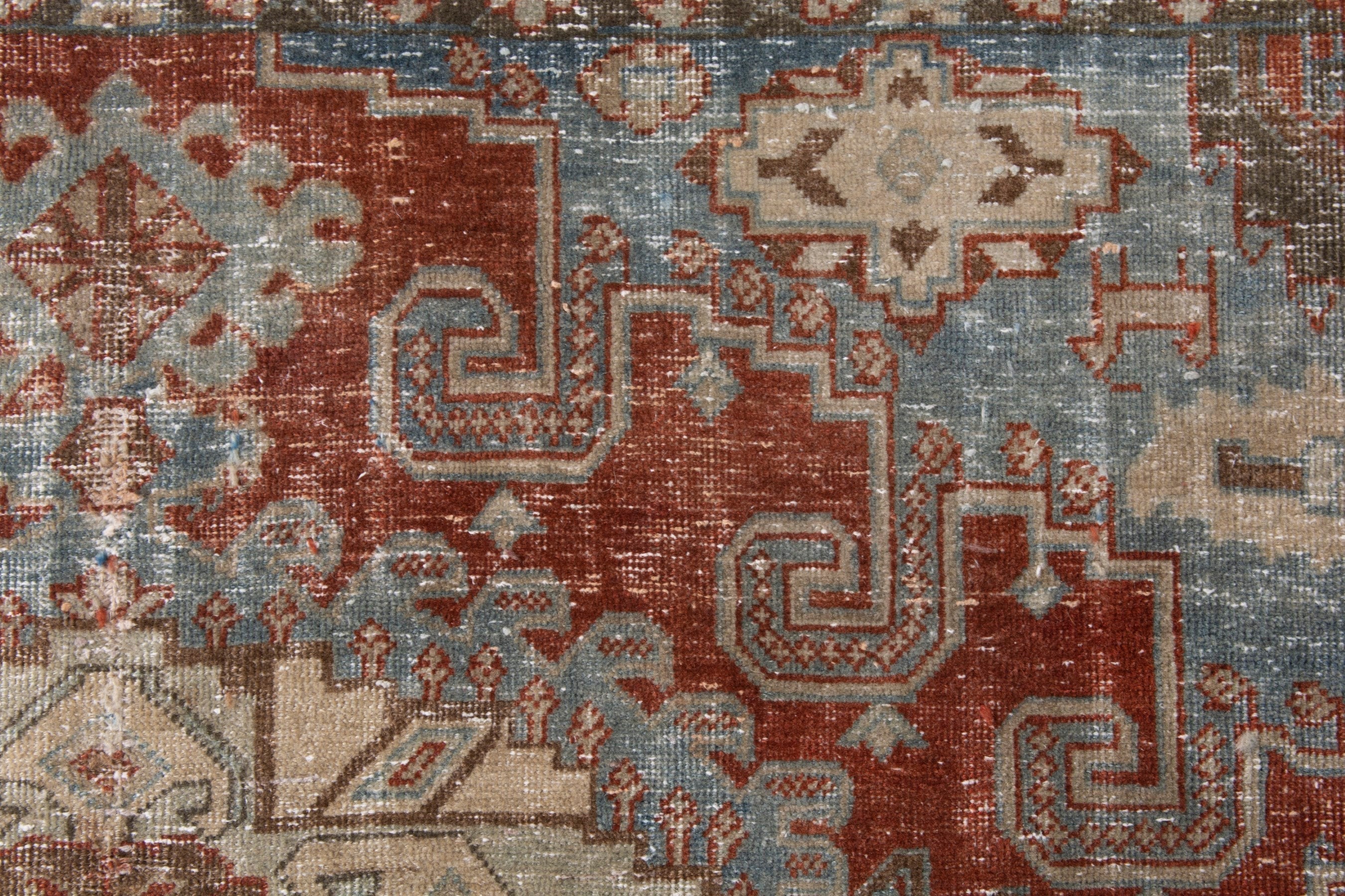 Persian Vist oversized rug in rust and cream, view 17 of 21