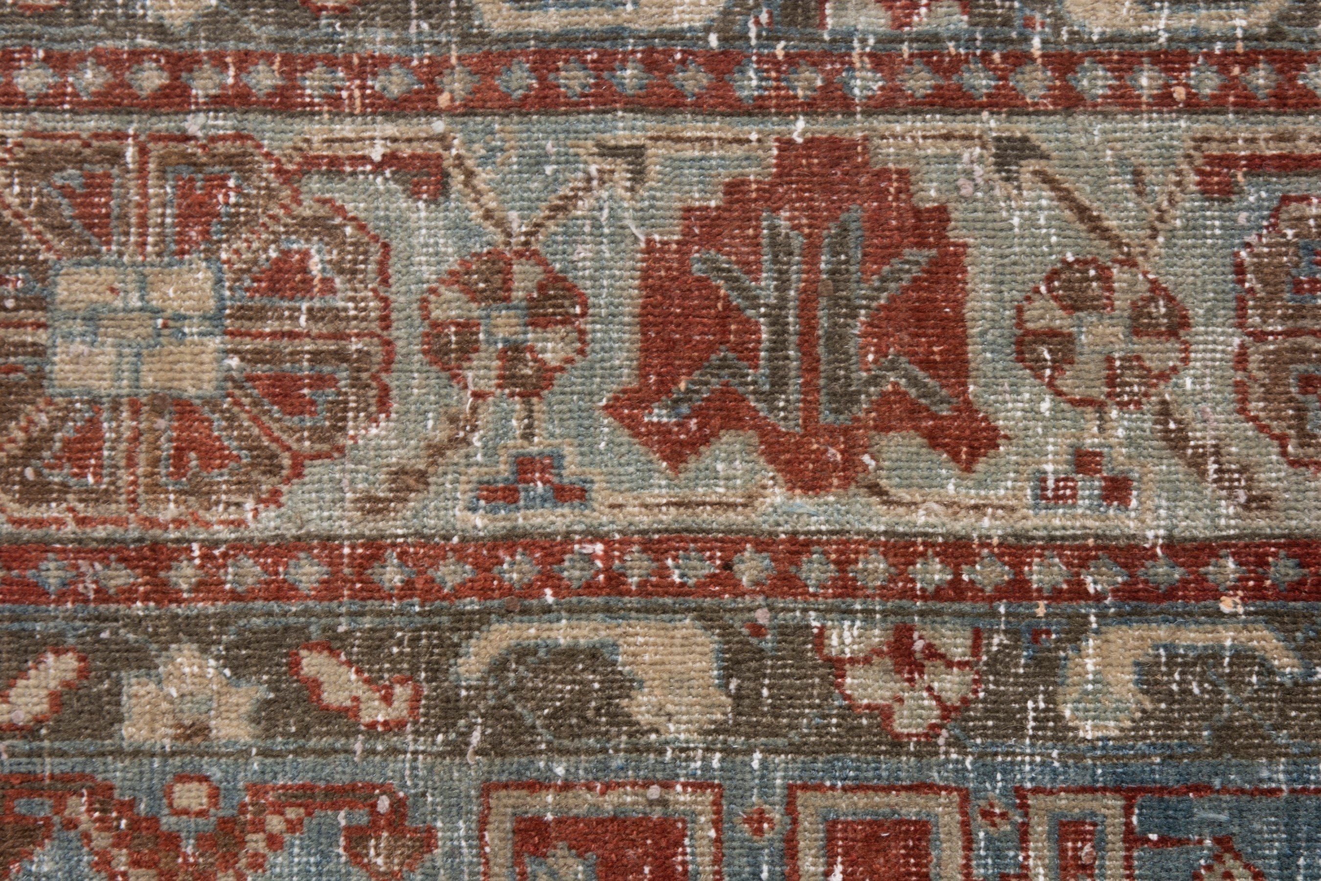 Persian Vist oversized rug in rust and cream, view 13 of 21