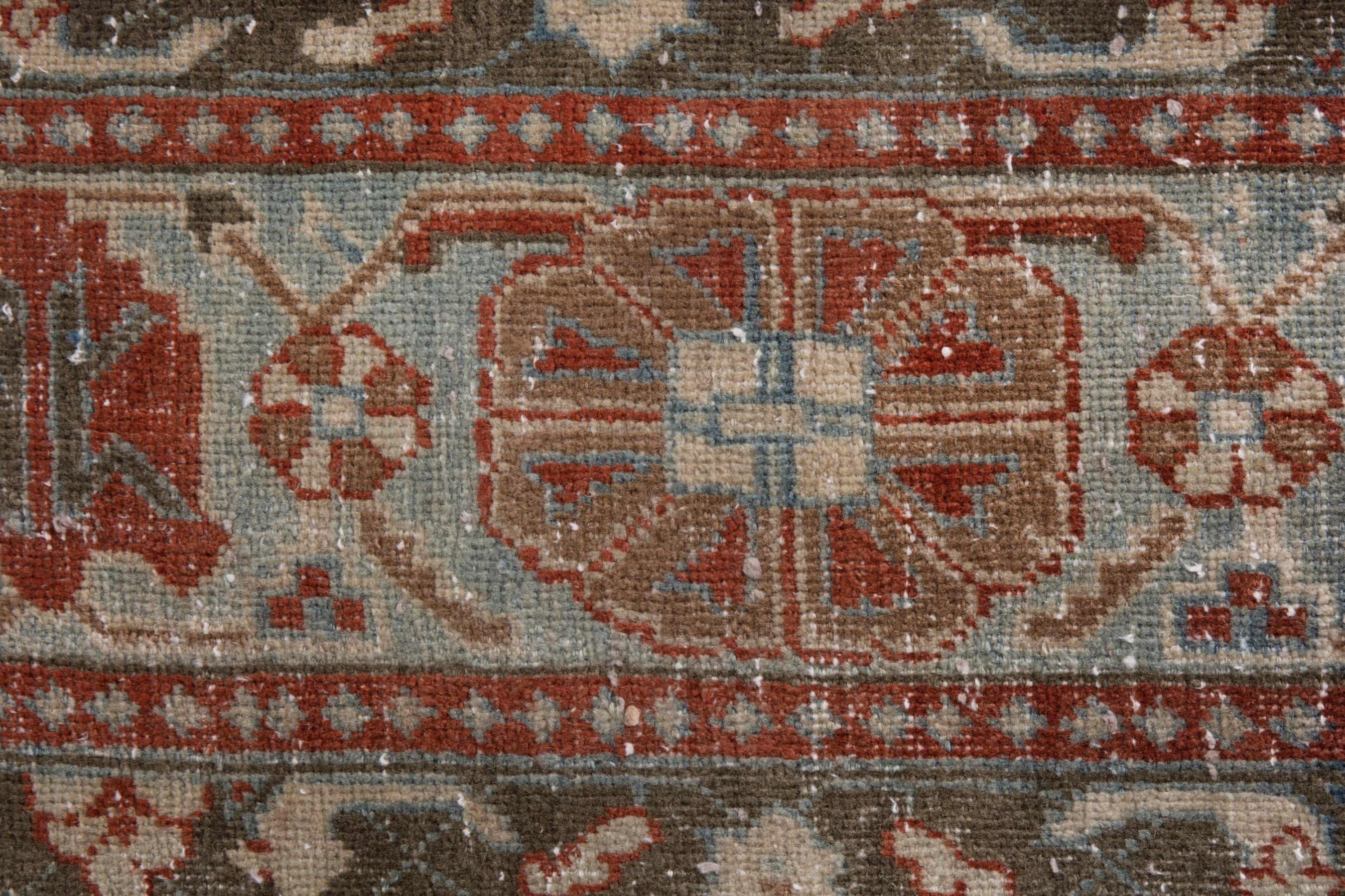 Persian Vist oversized rug in rust and cream, view 14 of 21