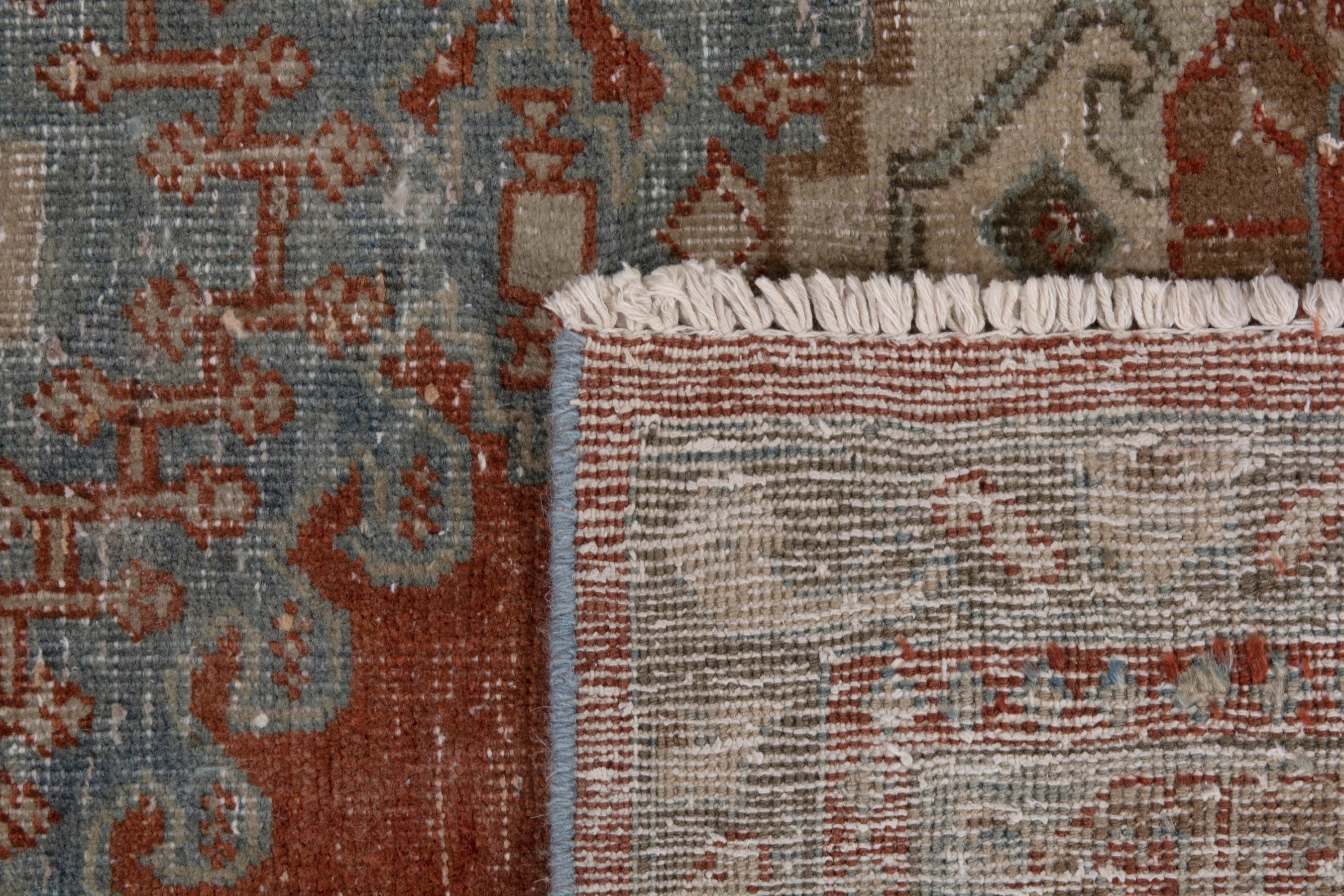 Persian Vist oversized rug in rust and cream, view 21 of 21