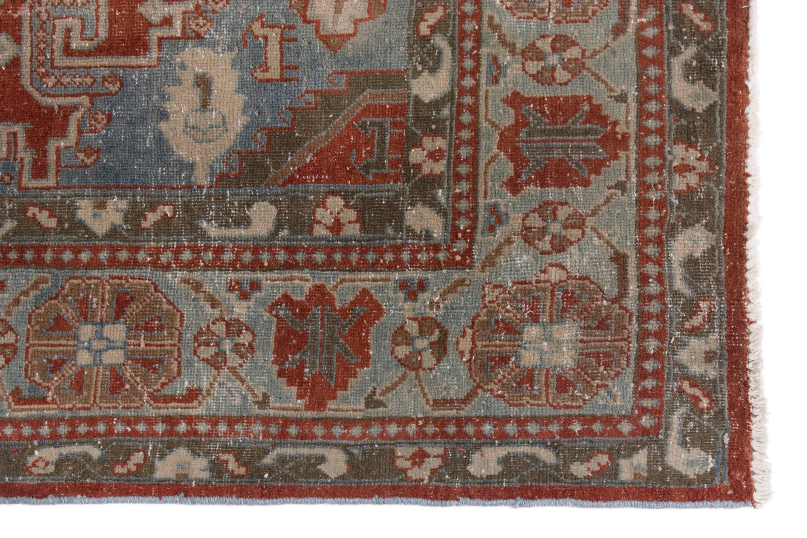 Persian Vist oversized rug in rust and cream, view 5 of 21