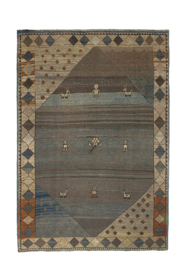 3358, Persian Gabbeh Area Rug