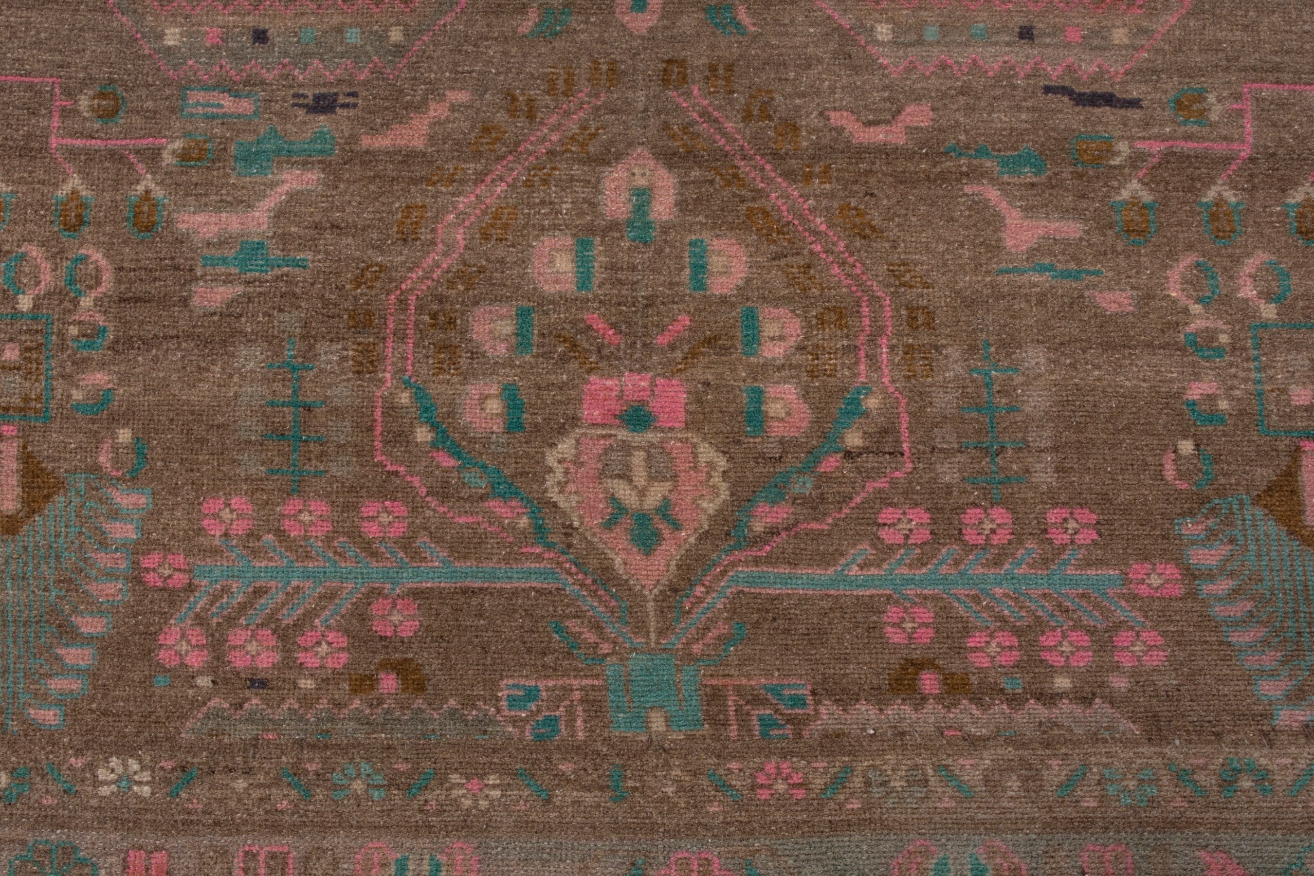 Persian Lori area rug in taupe and faded red, view 15 of 20