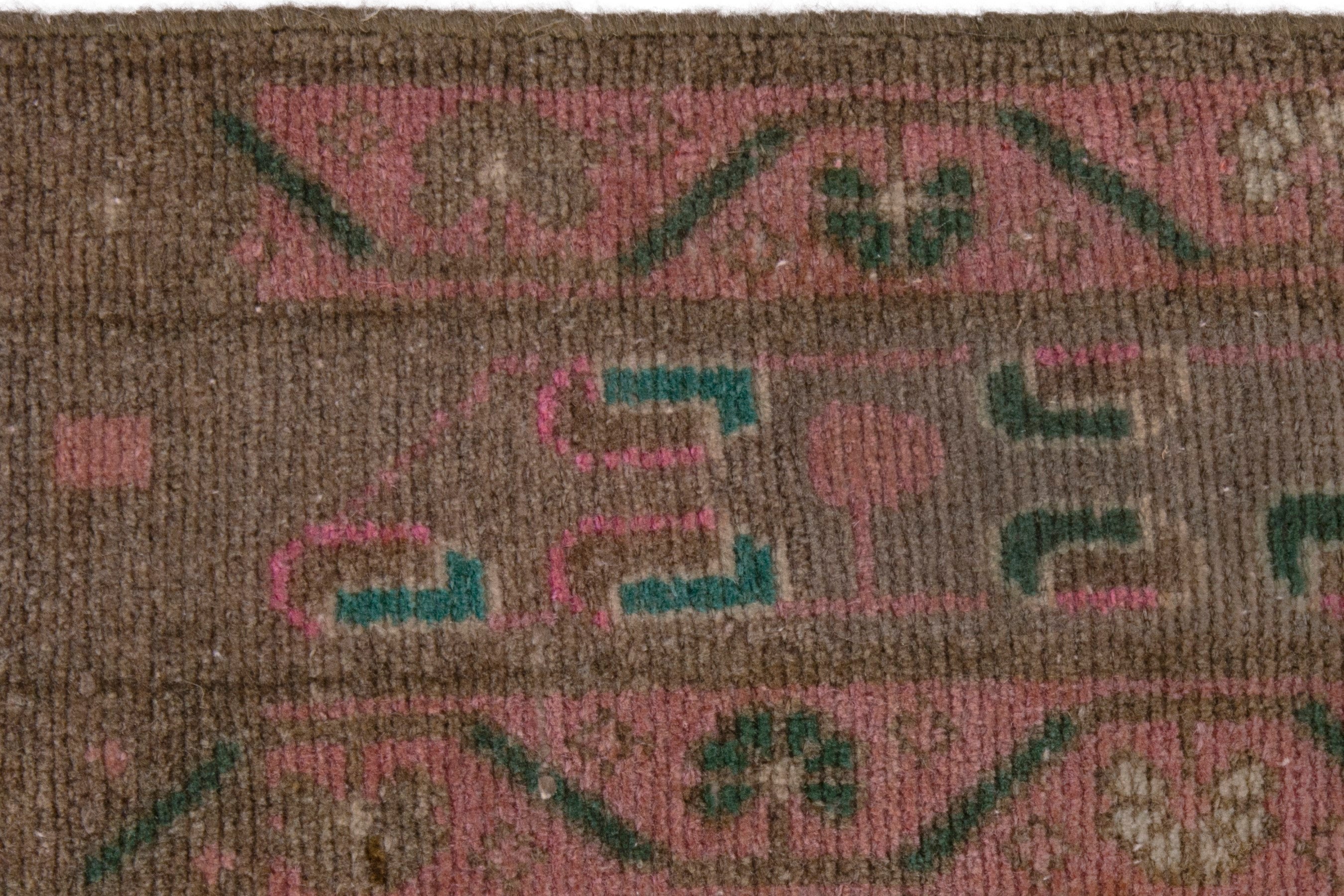 Persian Lori area rug in taupe and faded red, view 11 of 20