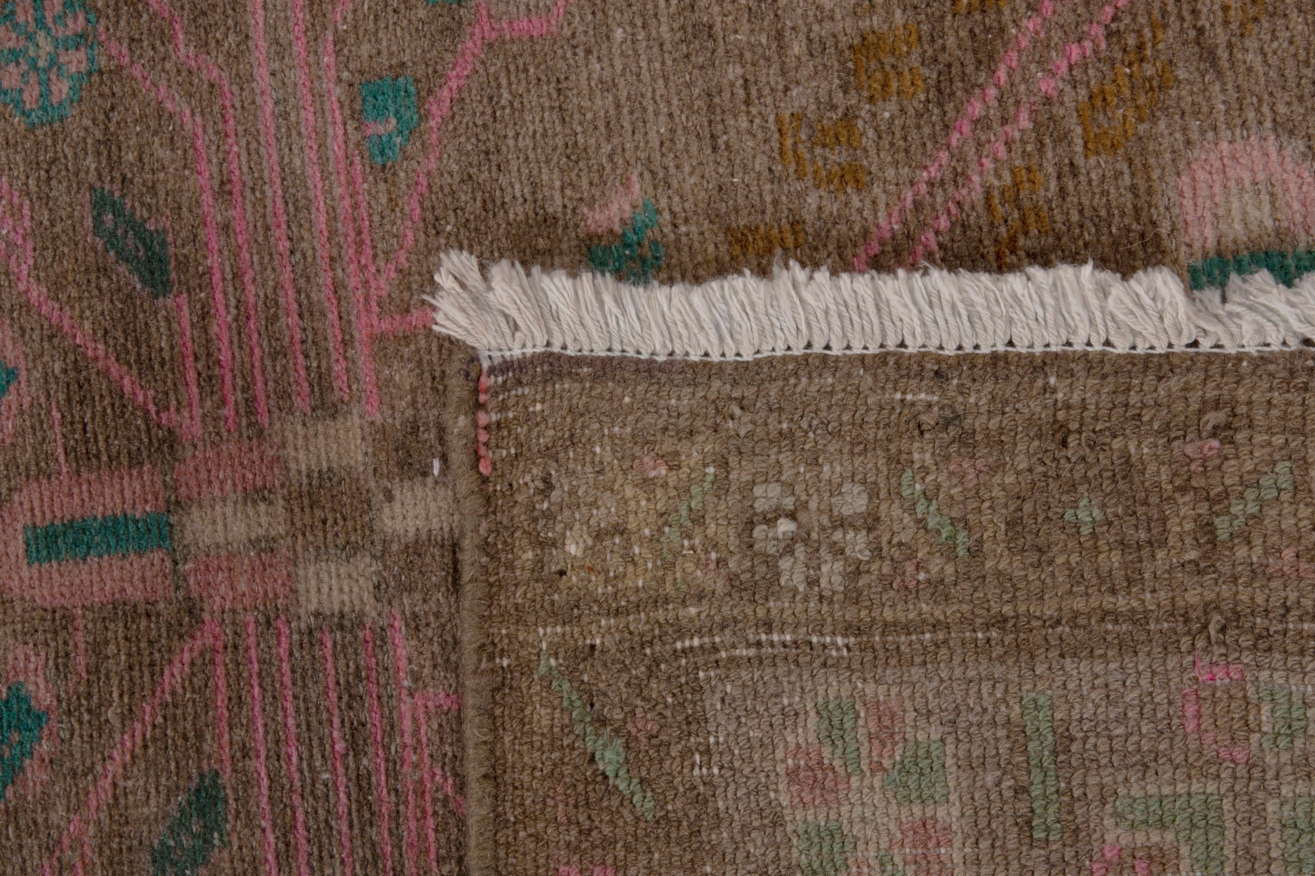 Persian Lori area rug in taupe and faded red, view 20 of 20