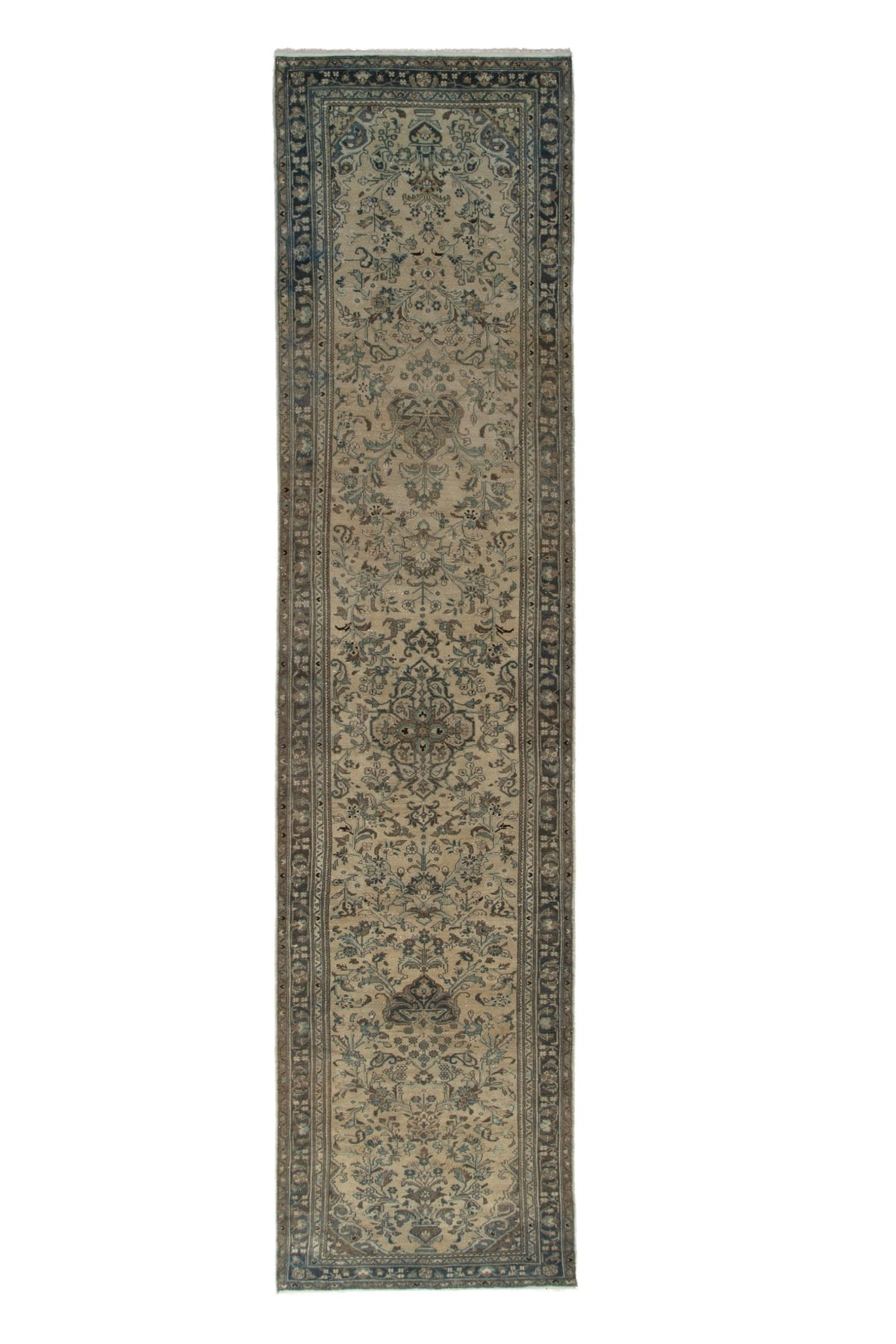3378, Persian Hamadan Runner Rug