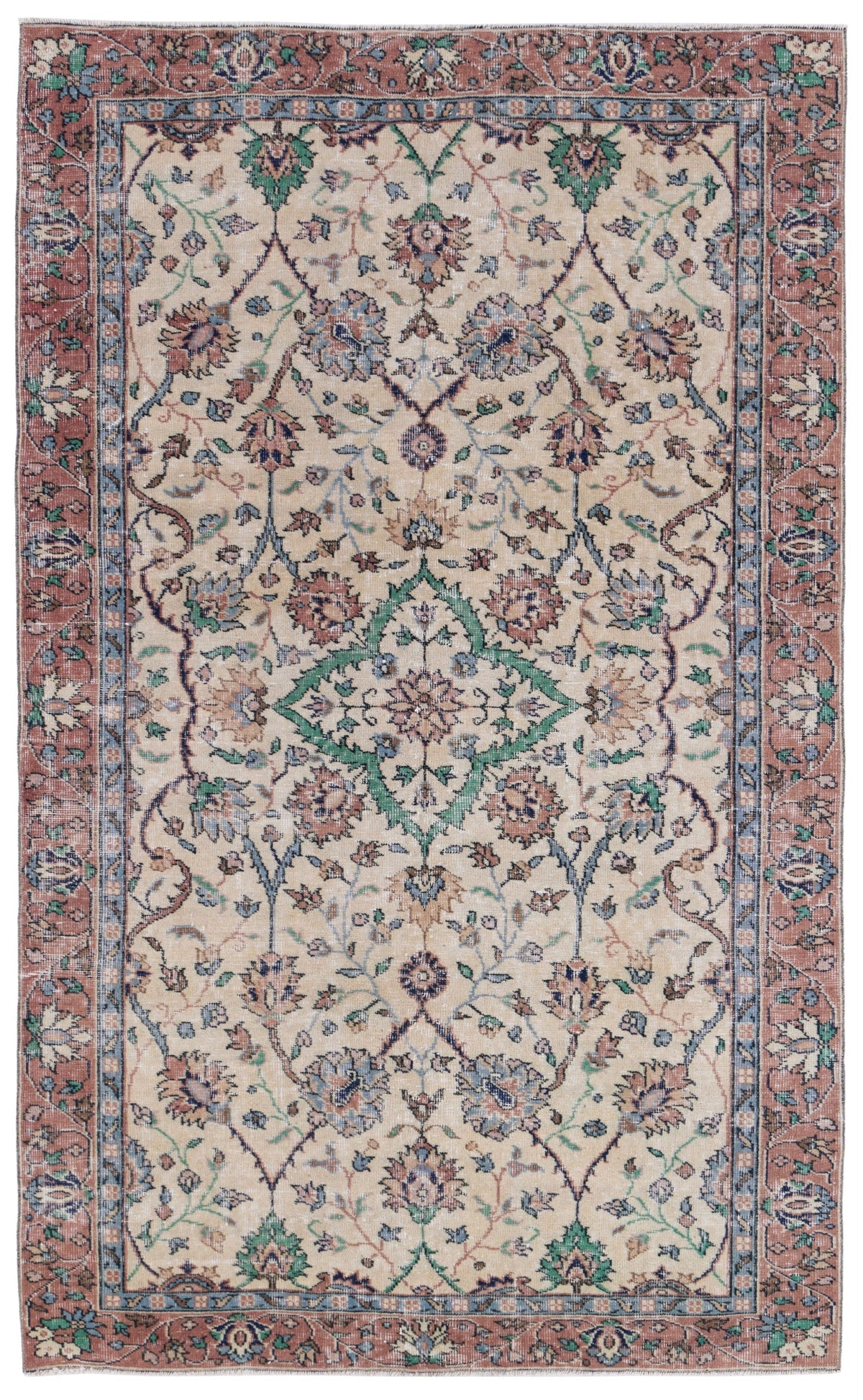 8706, Turkish Isparta Area Rug