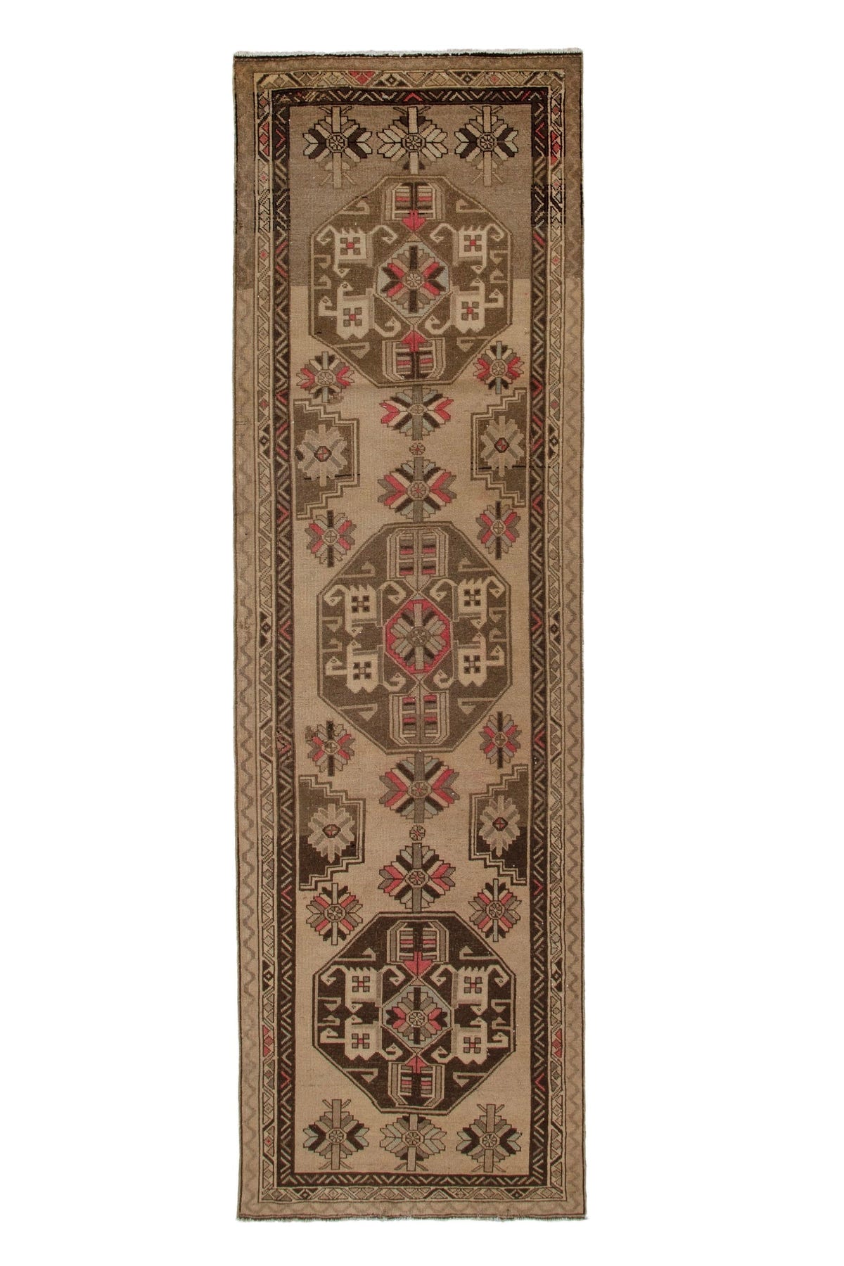 3413, Persian Ardabil Runner Rug