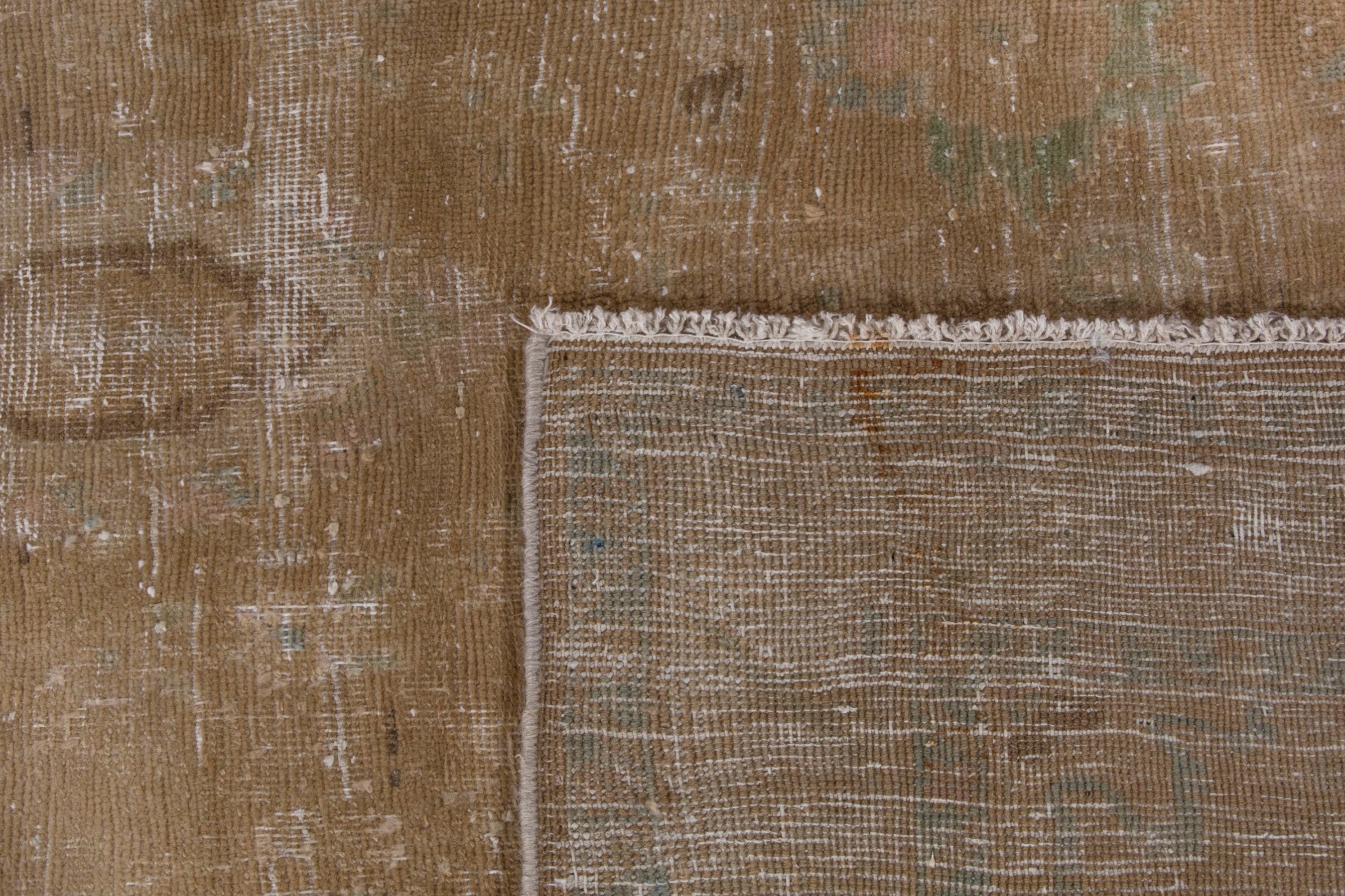 Persian Hamedan area rug in dark brown and greige, view 22 of 22