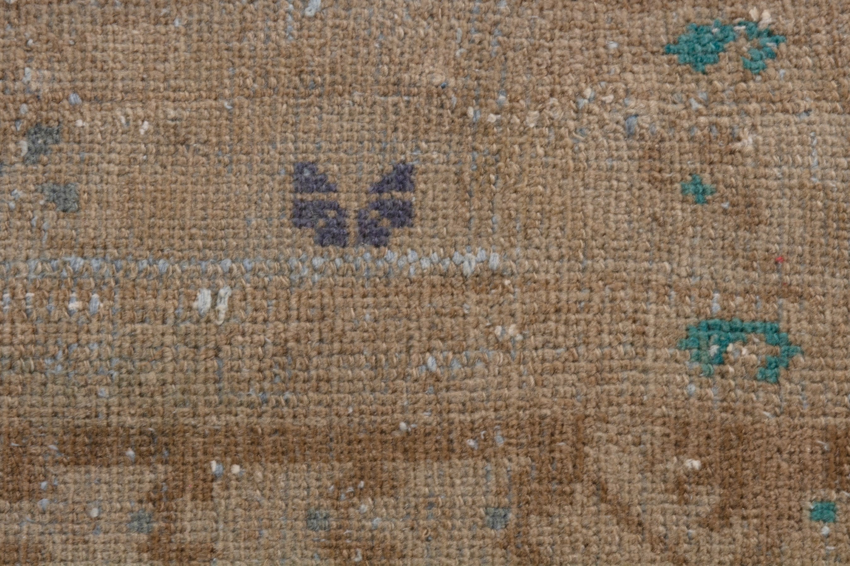 Persian Malayer runner rug in terracotta and tan, view 20 of 24