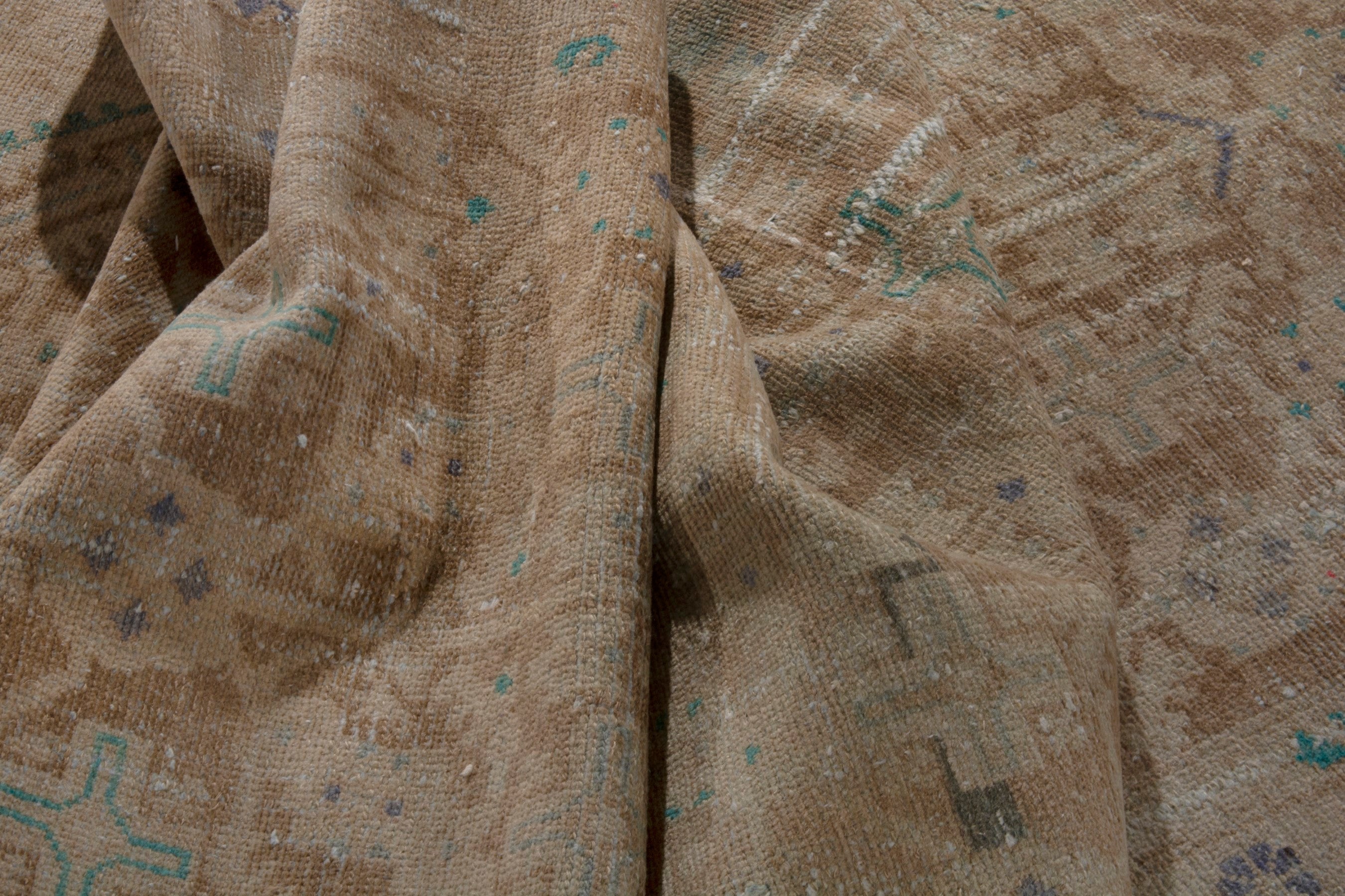 Persian Malayer runner rug in terracotta and tan, view 21 of 24